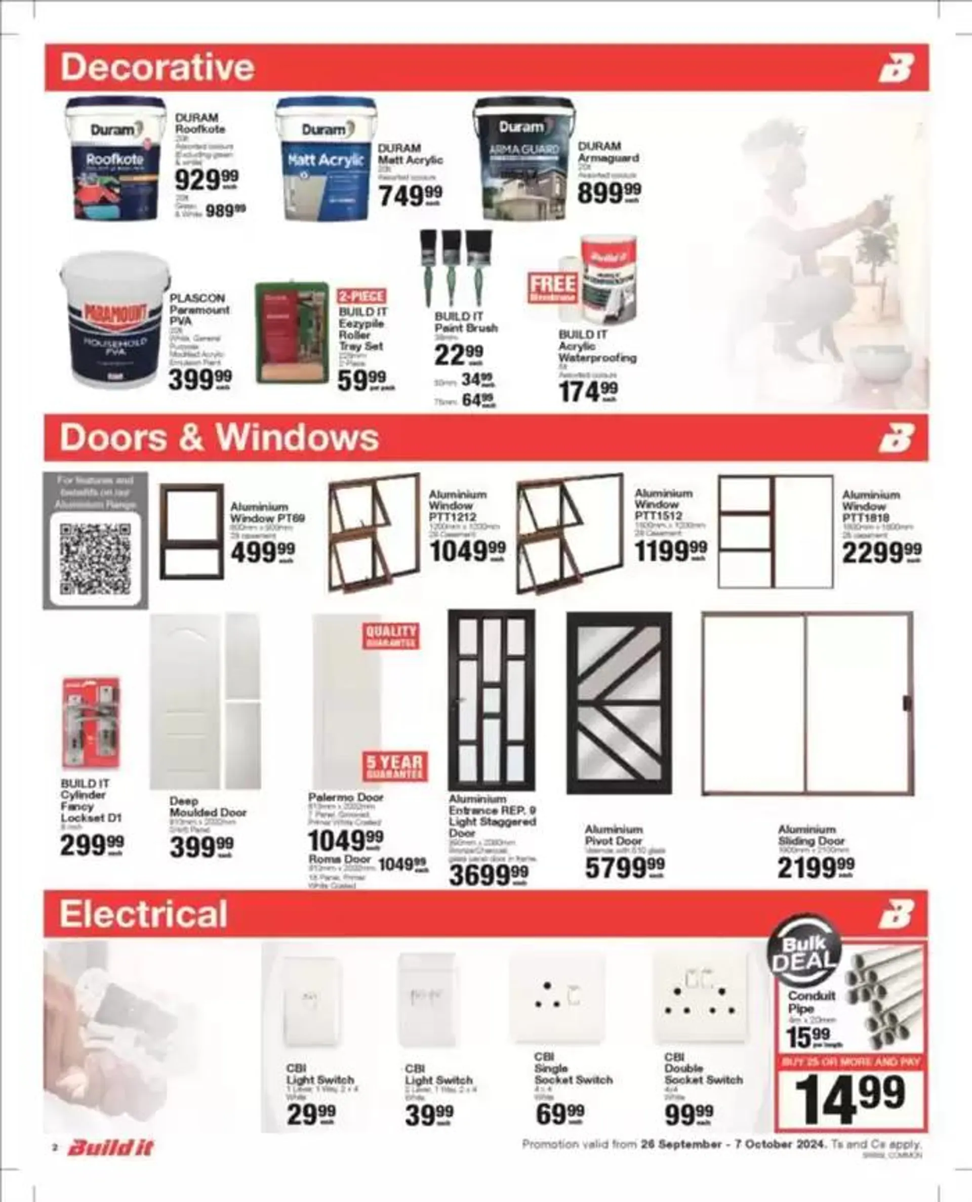 Build It Specials from 26 September to 7 October 2024 - Catalogue Page 2