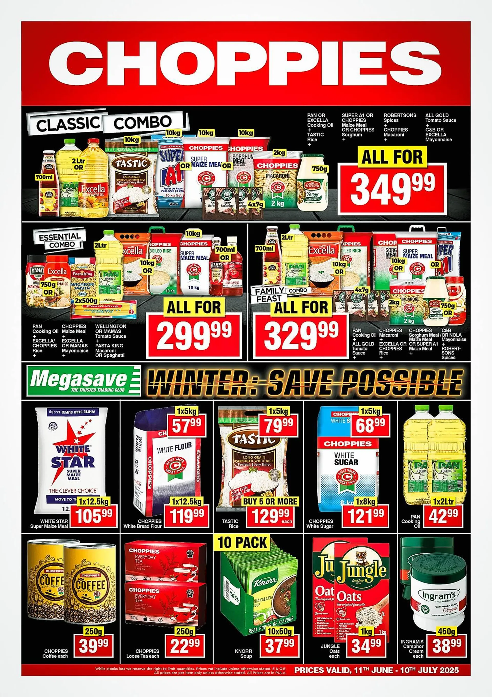 Choppies catalogue from 11 June to 10 July 2025 - Catalogue Page 1