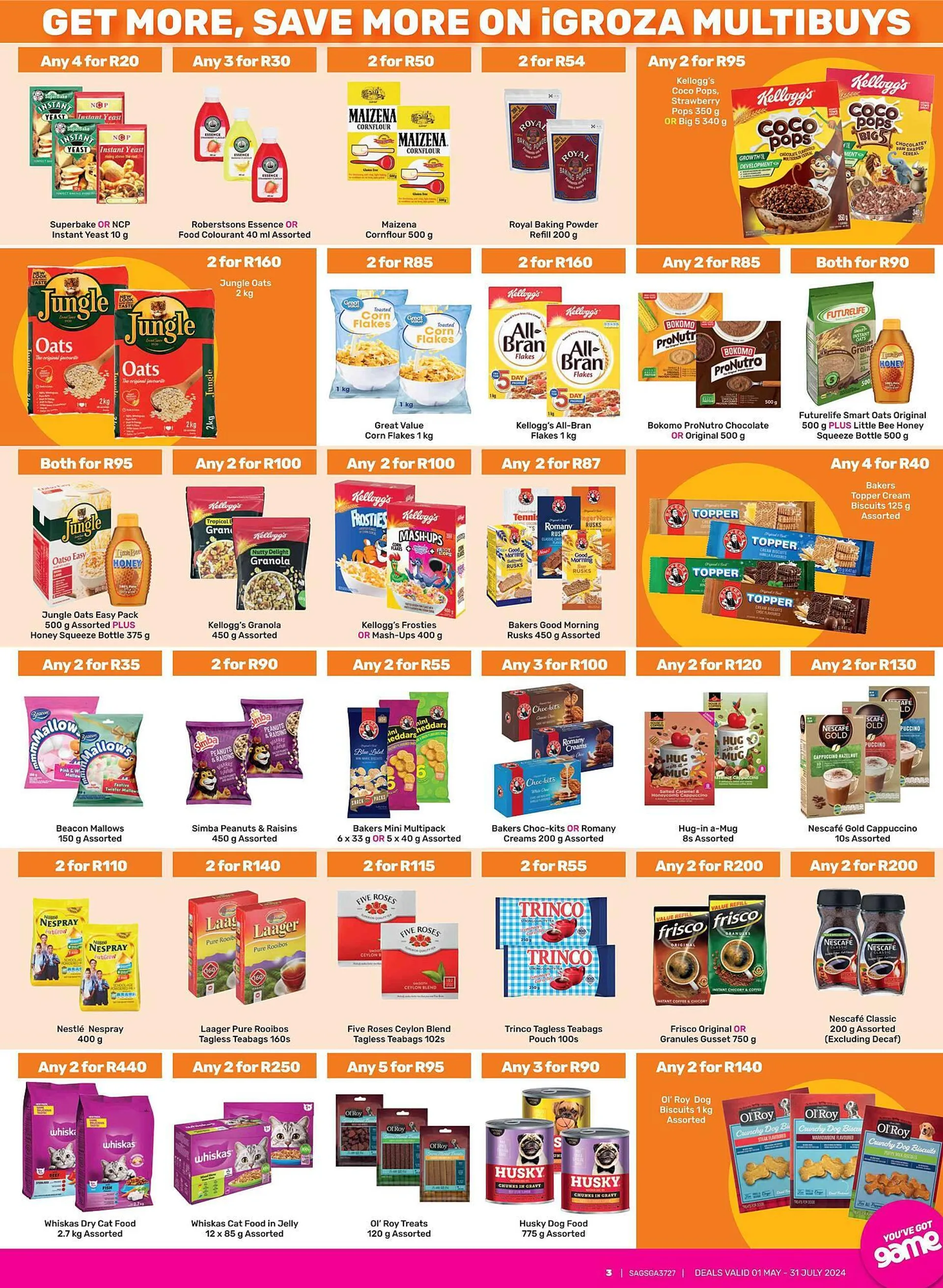 Game catalogue from 1 May to 31 July 2024 - Catalogue Page 1