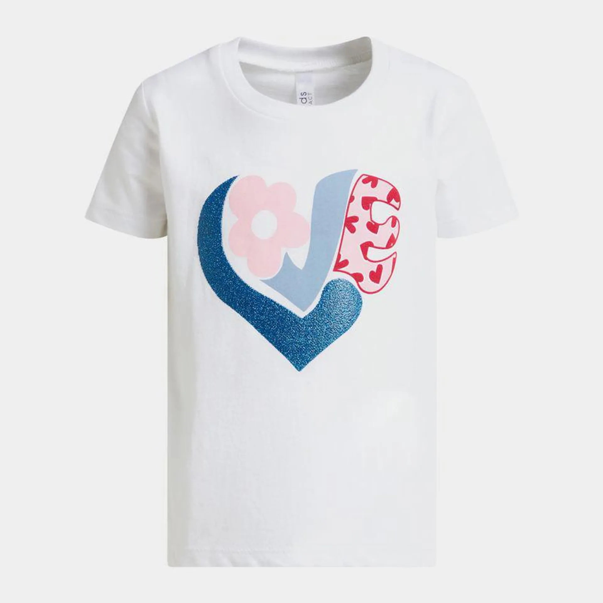 Older Girl's White Graphic Print T-Shirt