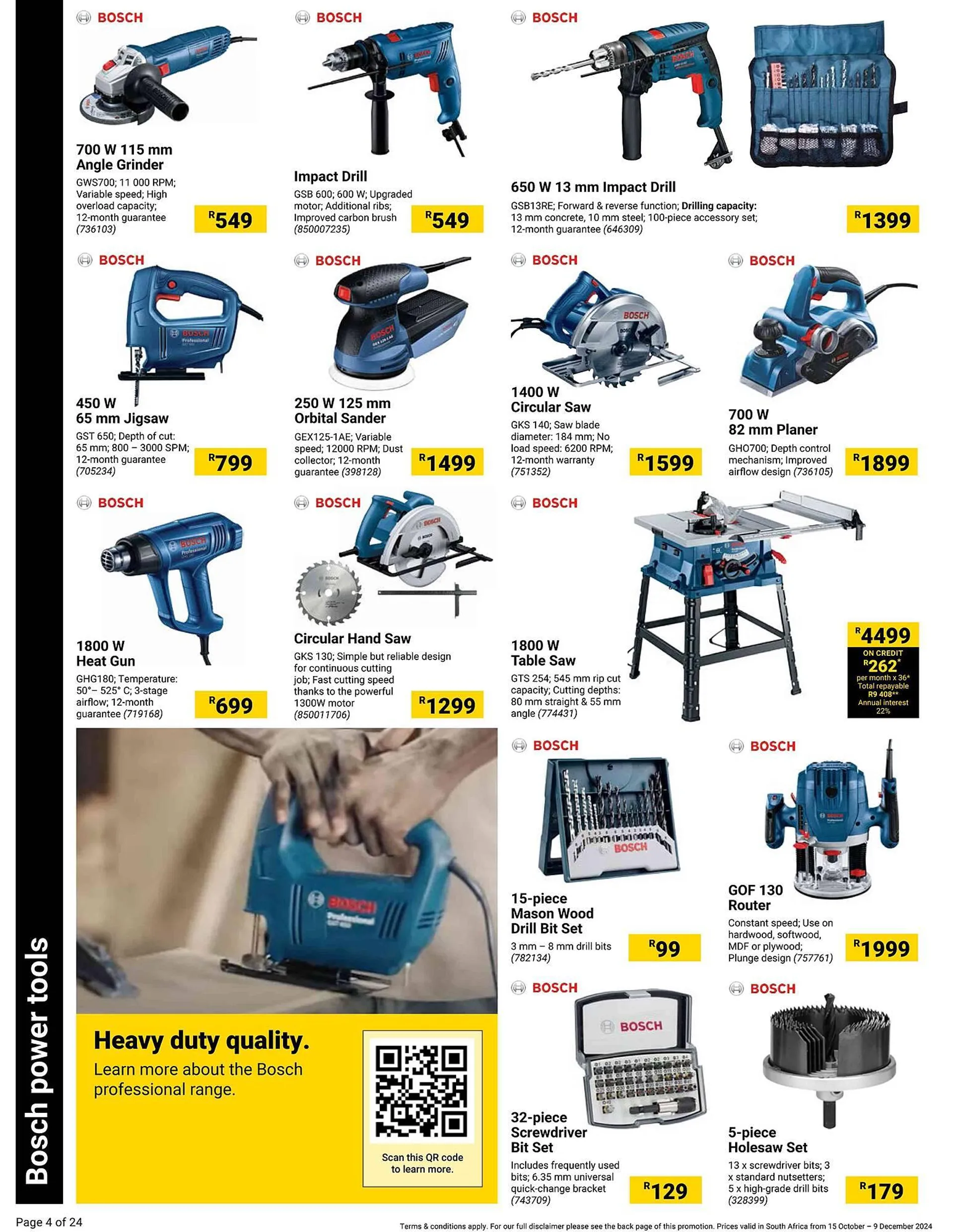 Builders Warehouse catalogue from 15 October to 9 December 2024 - Catalogue Page 4