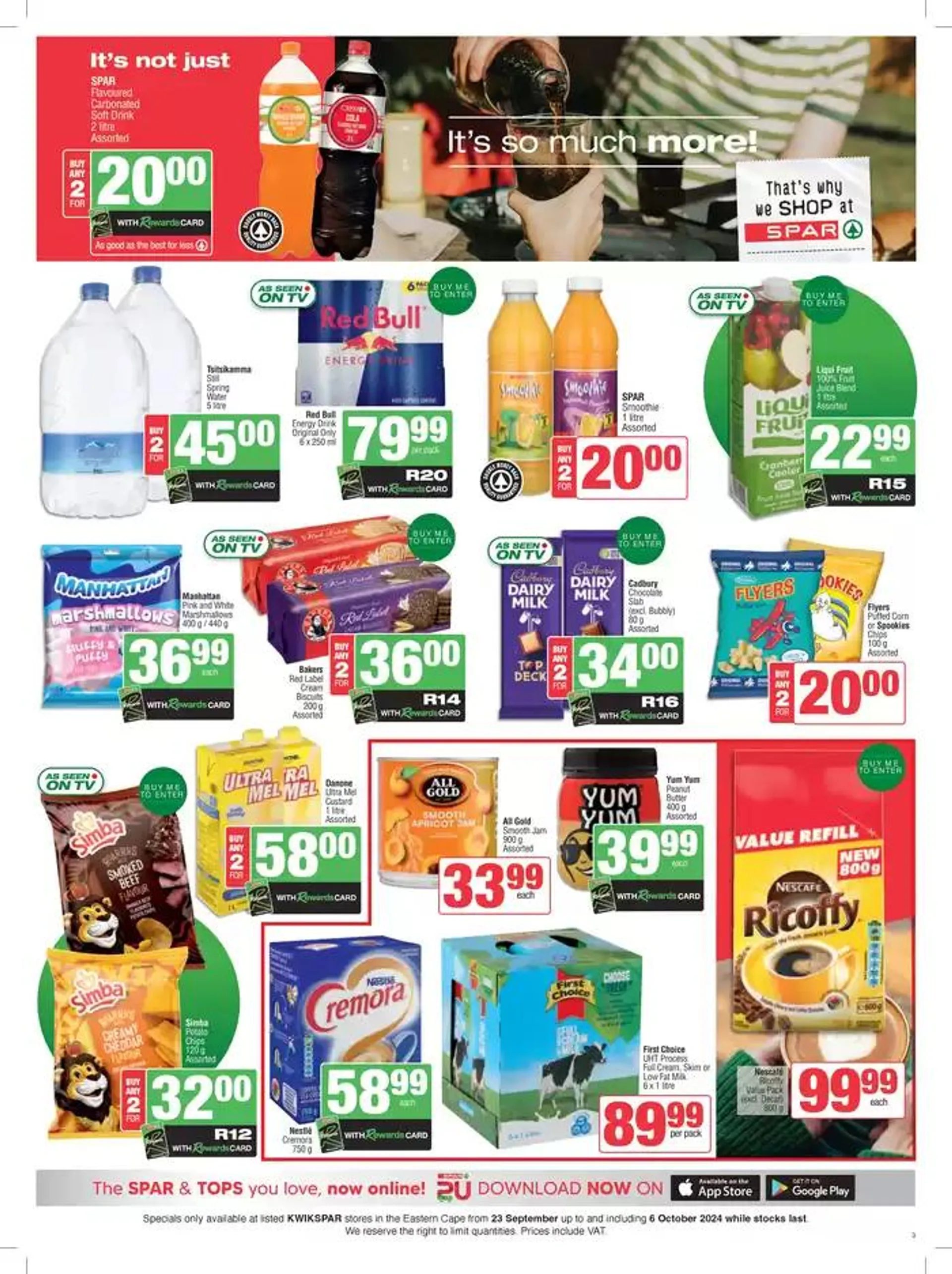 Specials KwikSpar from 23 September to 6 October 2024 - Catalogue Page 3