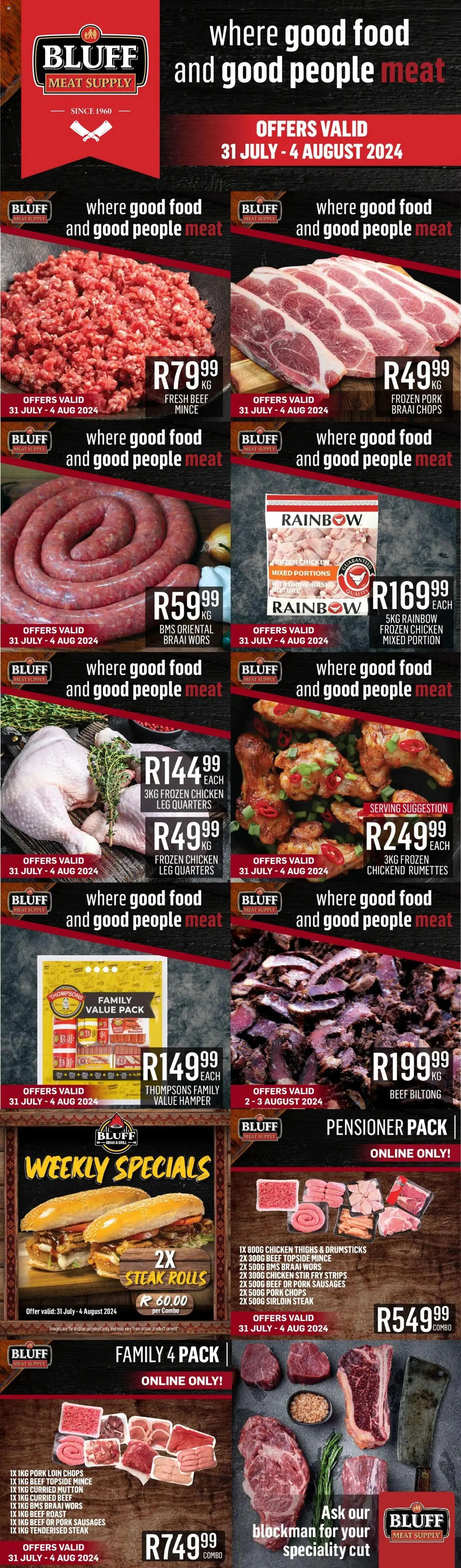 Bluff Meat Supply - Weekly Specials - 0