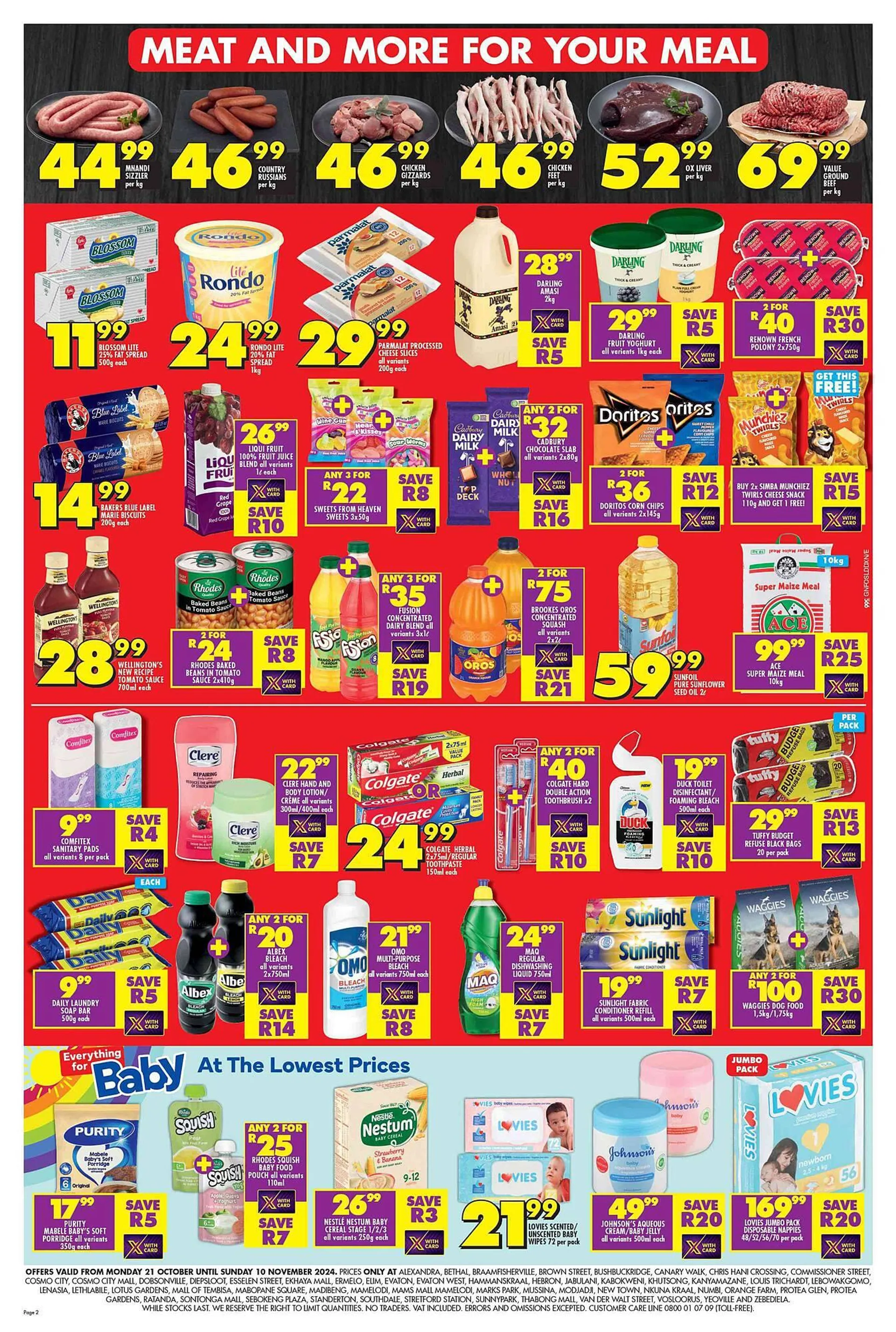 Shoprite catalogue from 21 October to 10 November 2024 - Catalogue Page 2