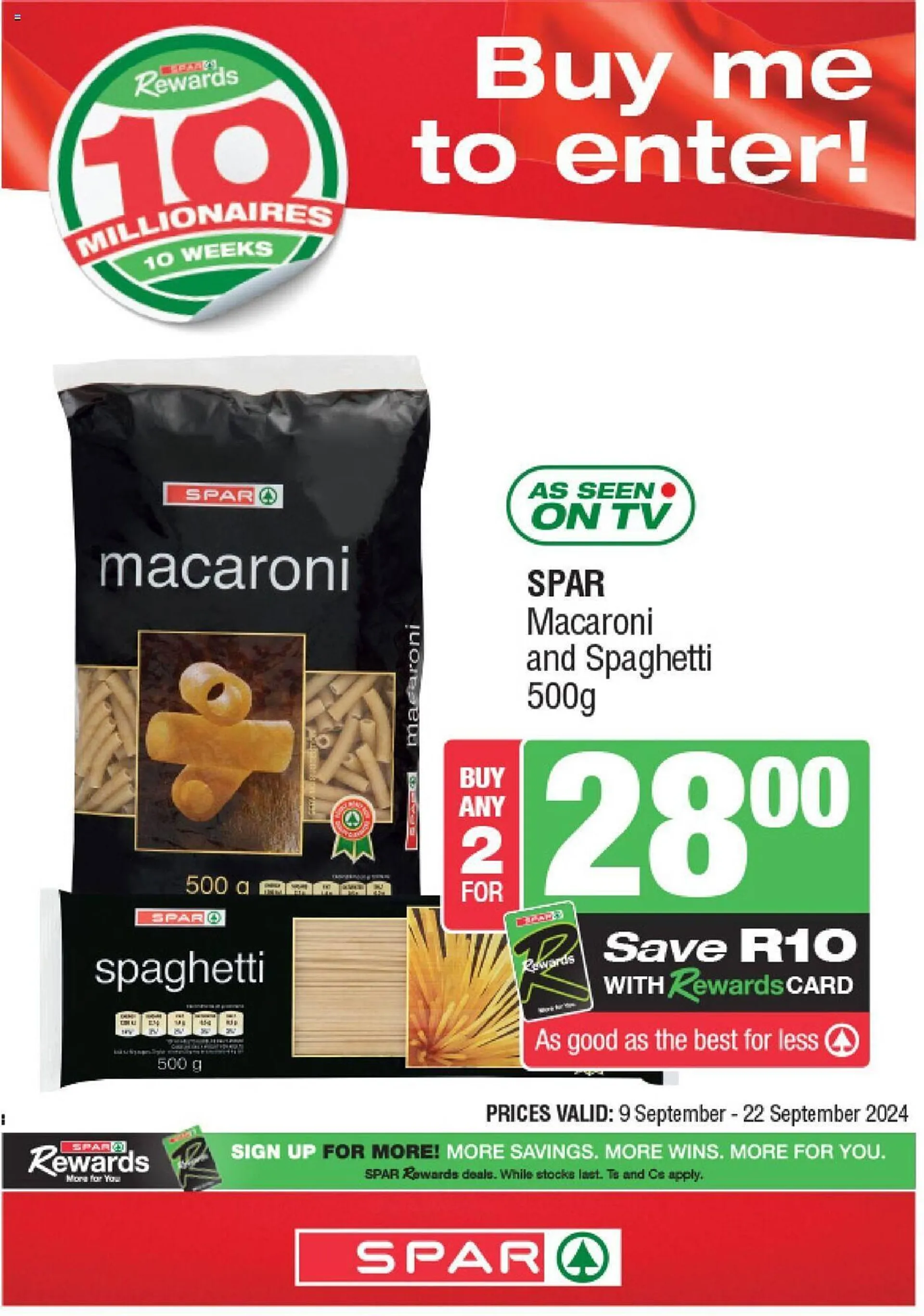 Spar catalogue from 9 September to 22 September 2024 - Catalogue Page 20