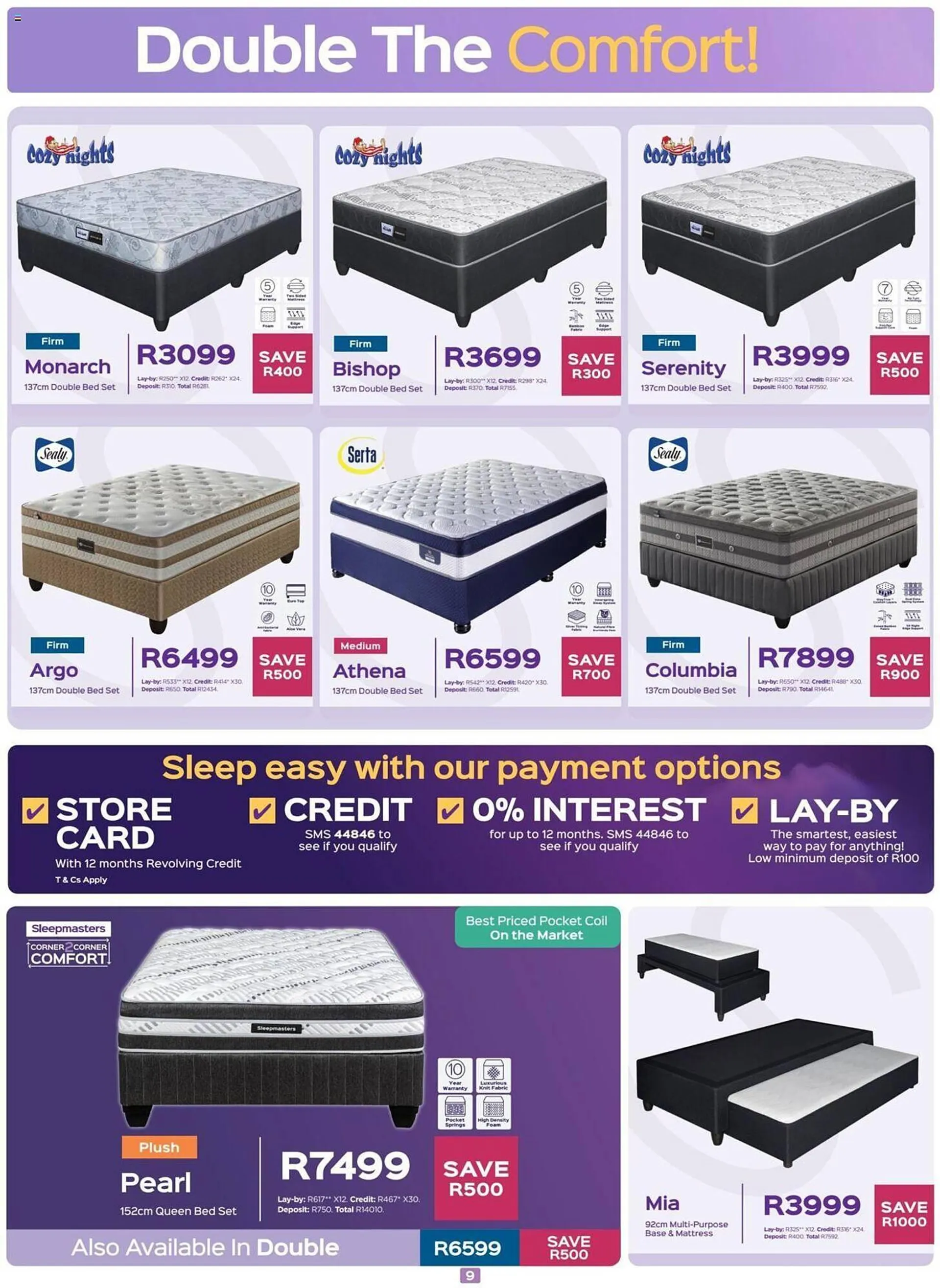 Sleepmasters catalogue from 23 September to 20 October 2024 - Catalogue Page 9