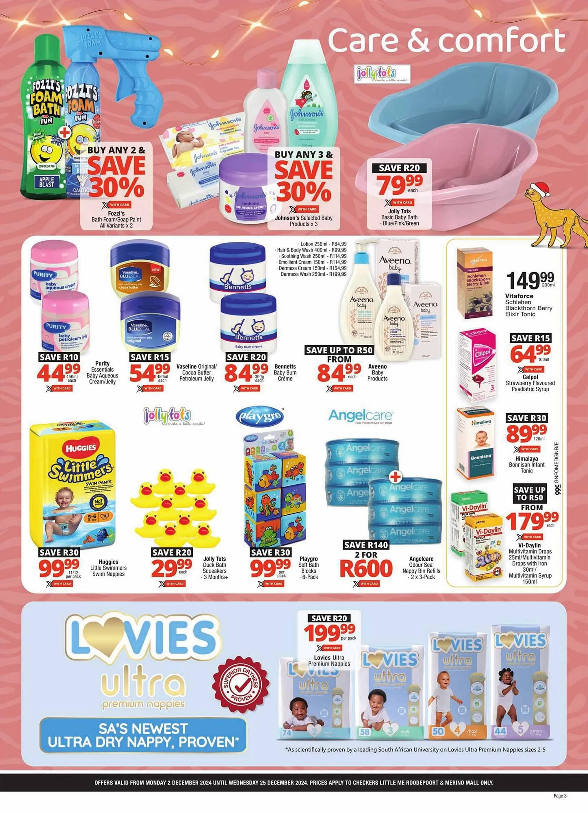 Checkers catalogue from 2 December to 25 December 2024 - Catalogue Page 3