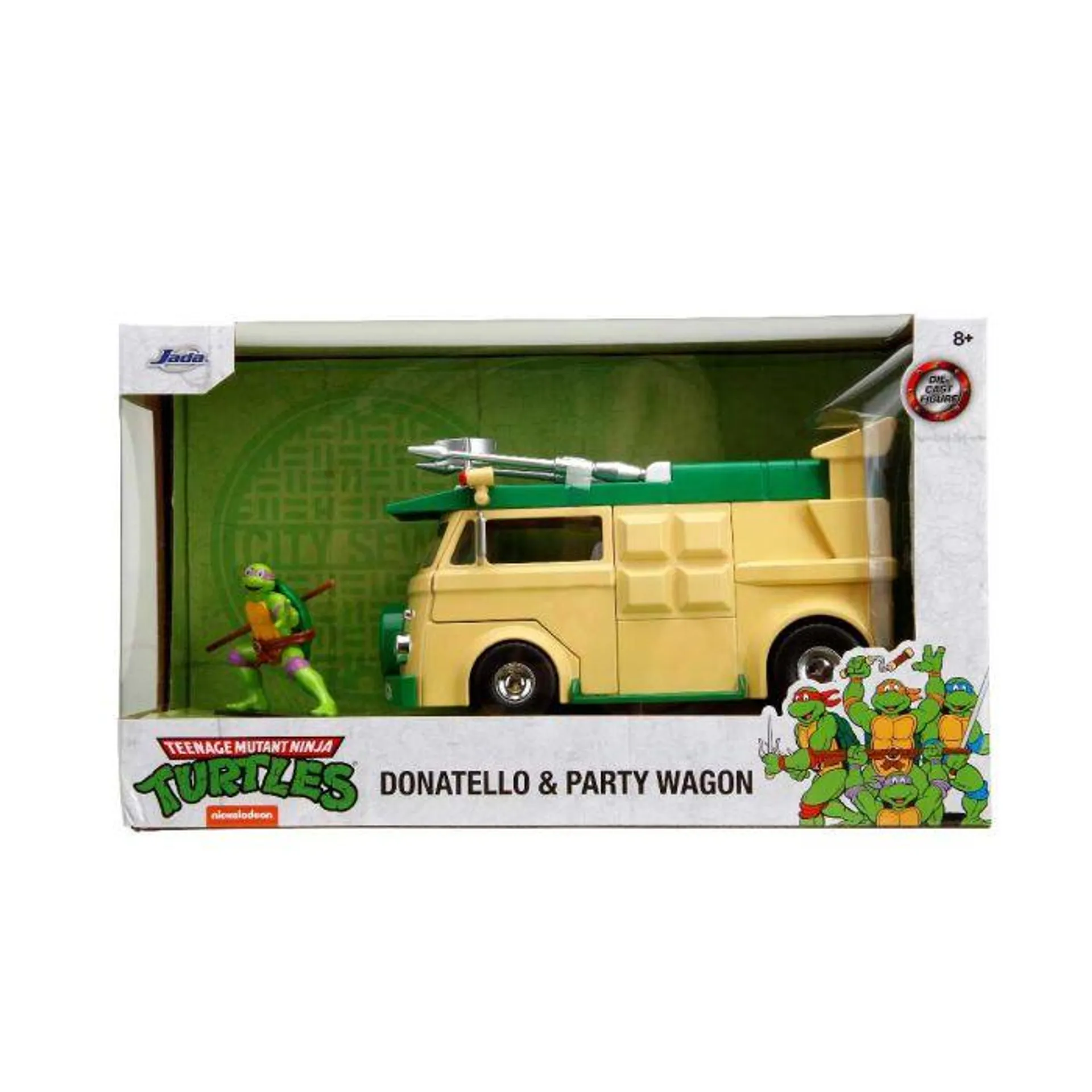 Turtles Party Wagon 1:24 scale with figure