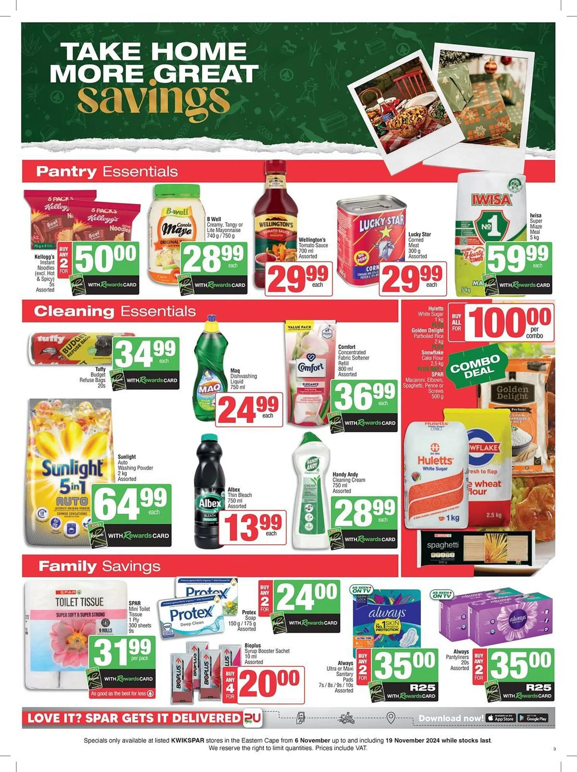 KwikSpar catalogue from 6 November to 19 November 2024 - Catalogue Page 3