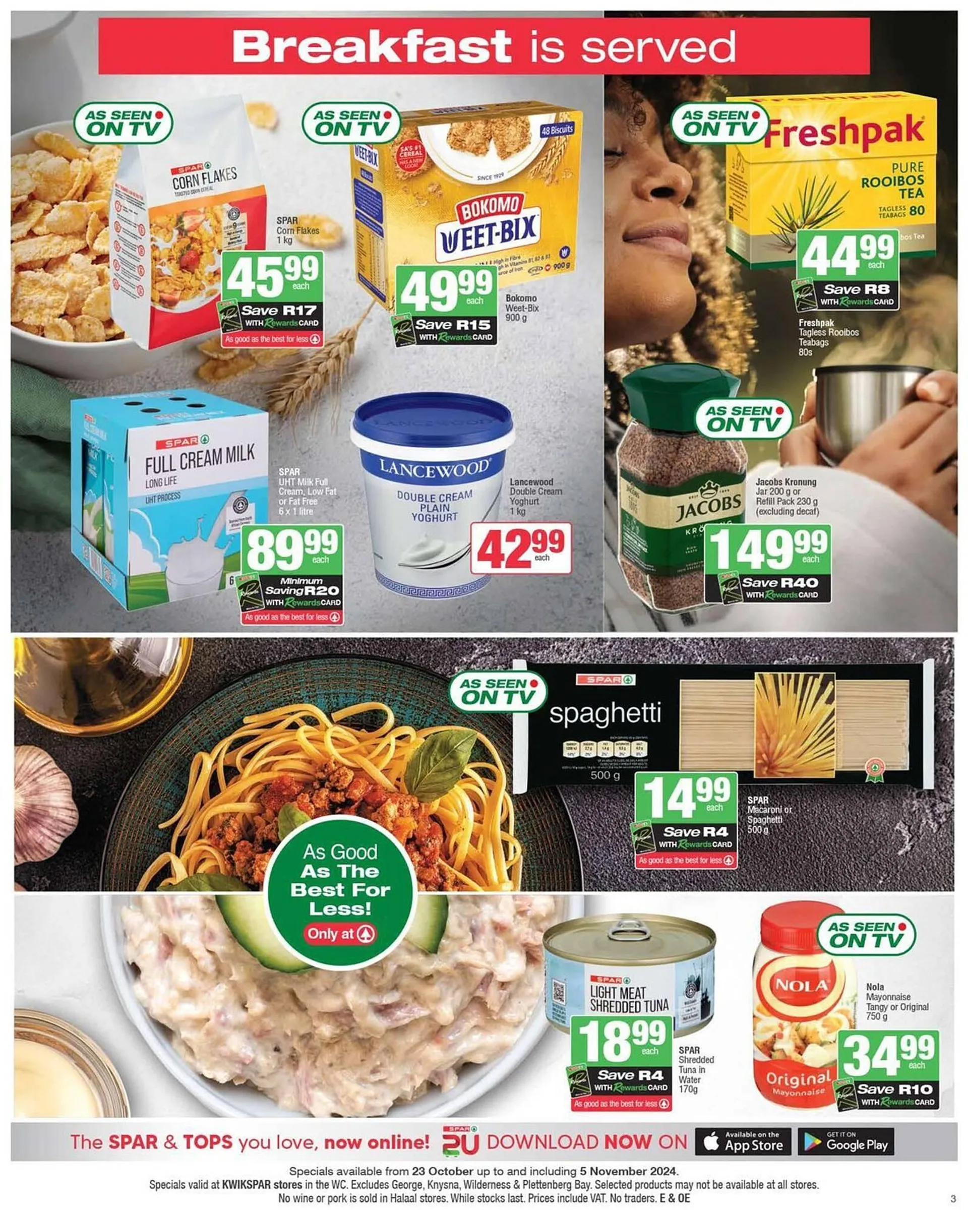 KwikSpar catalogue from 23 October to 5 November 2024 - Catalogue Page 3