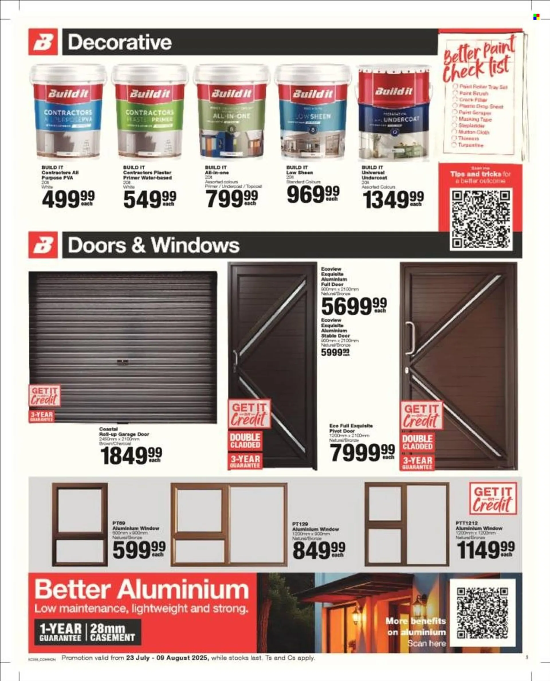 Build It catalogue from 23 July to 9 August 2025 - Catalogue Page 1
