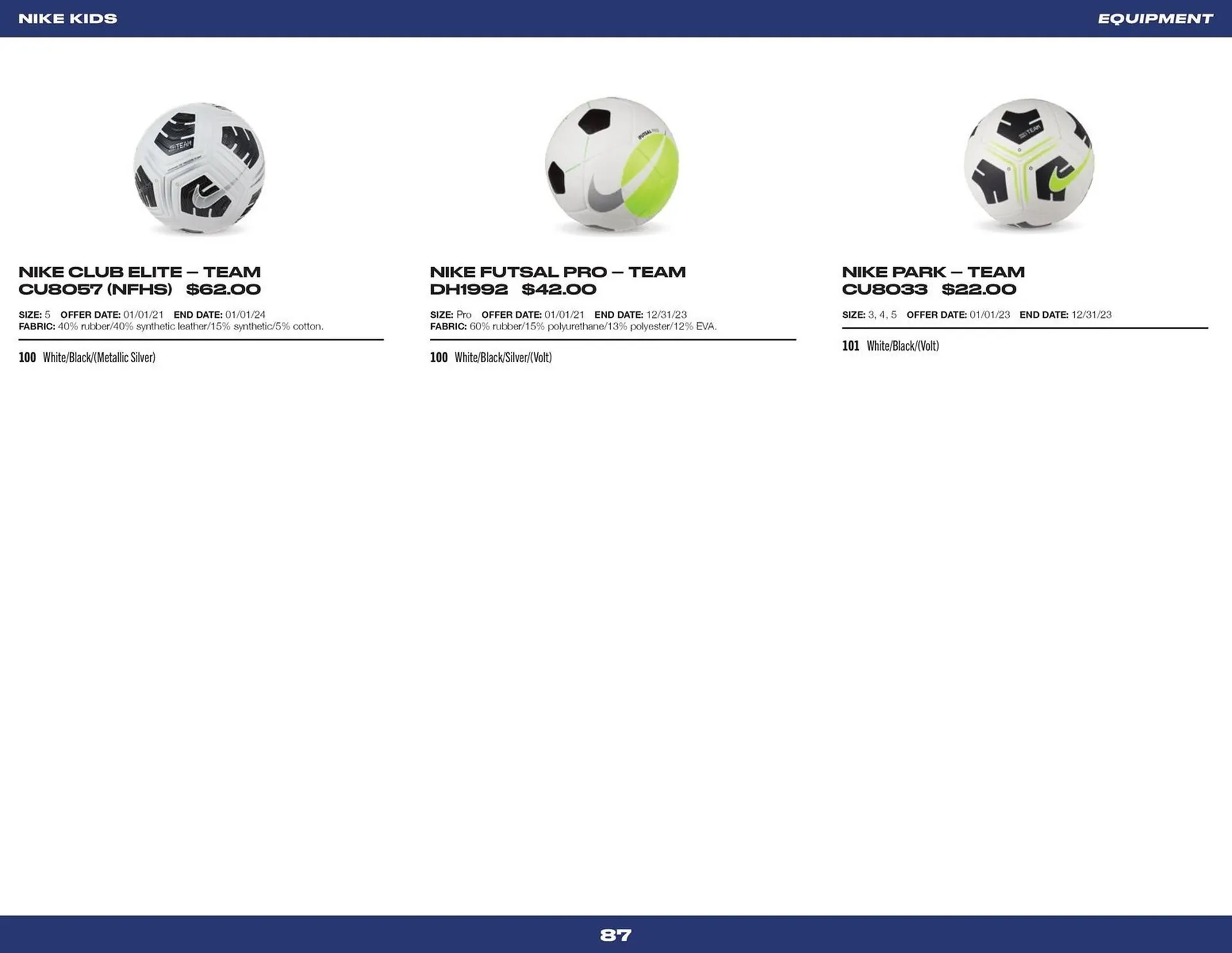 Nike catalogue from 14 June to 31 December 2024 - Catalogue Page 87