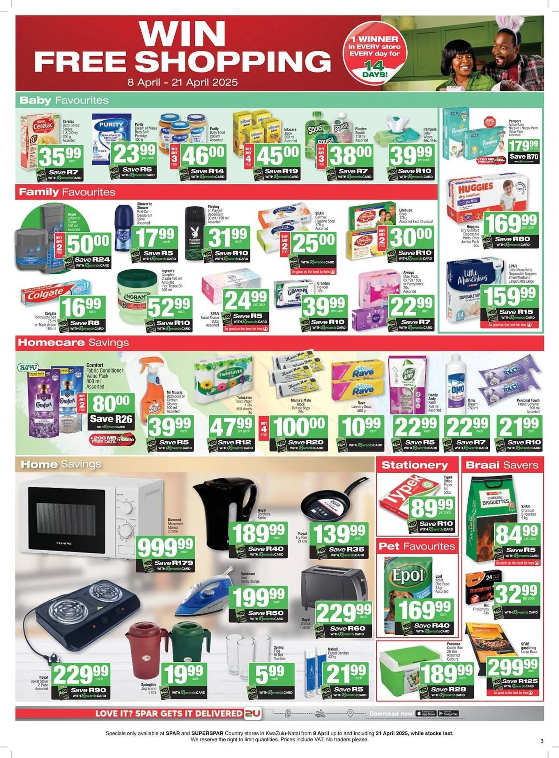 Spar catalogue from 9 April to 21 April 2025 - Catalogue Page 1