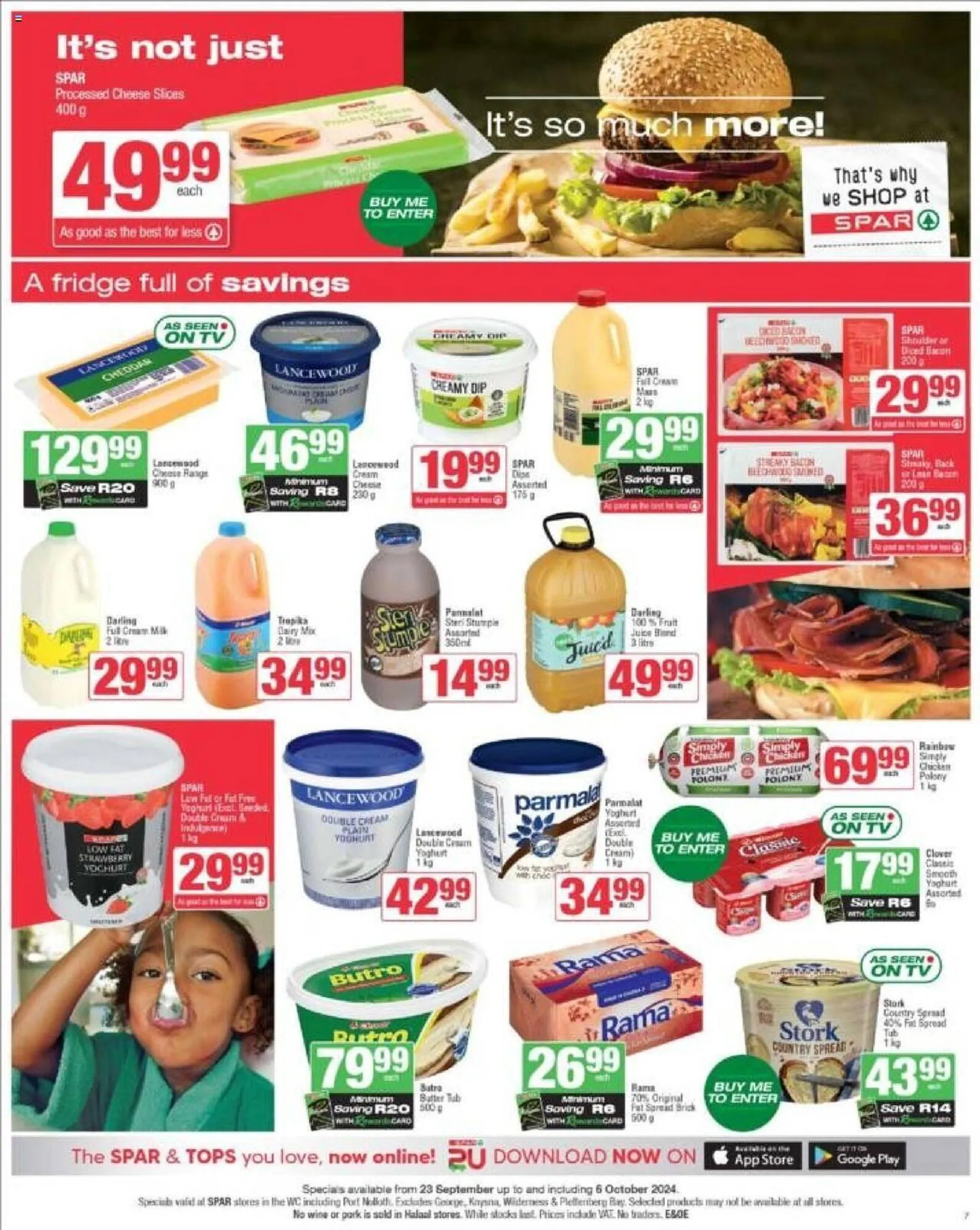 Spar catalogue from 23 September to 6 October 2024 - Catalogue Page 7