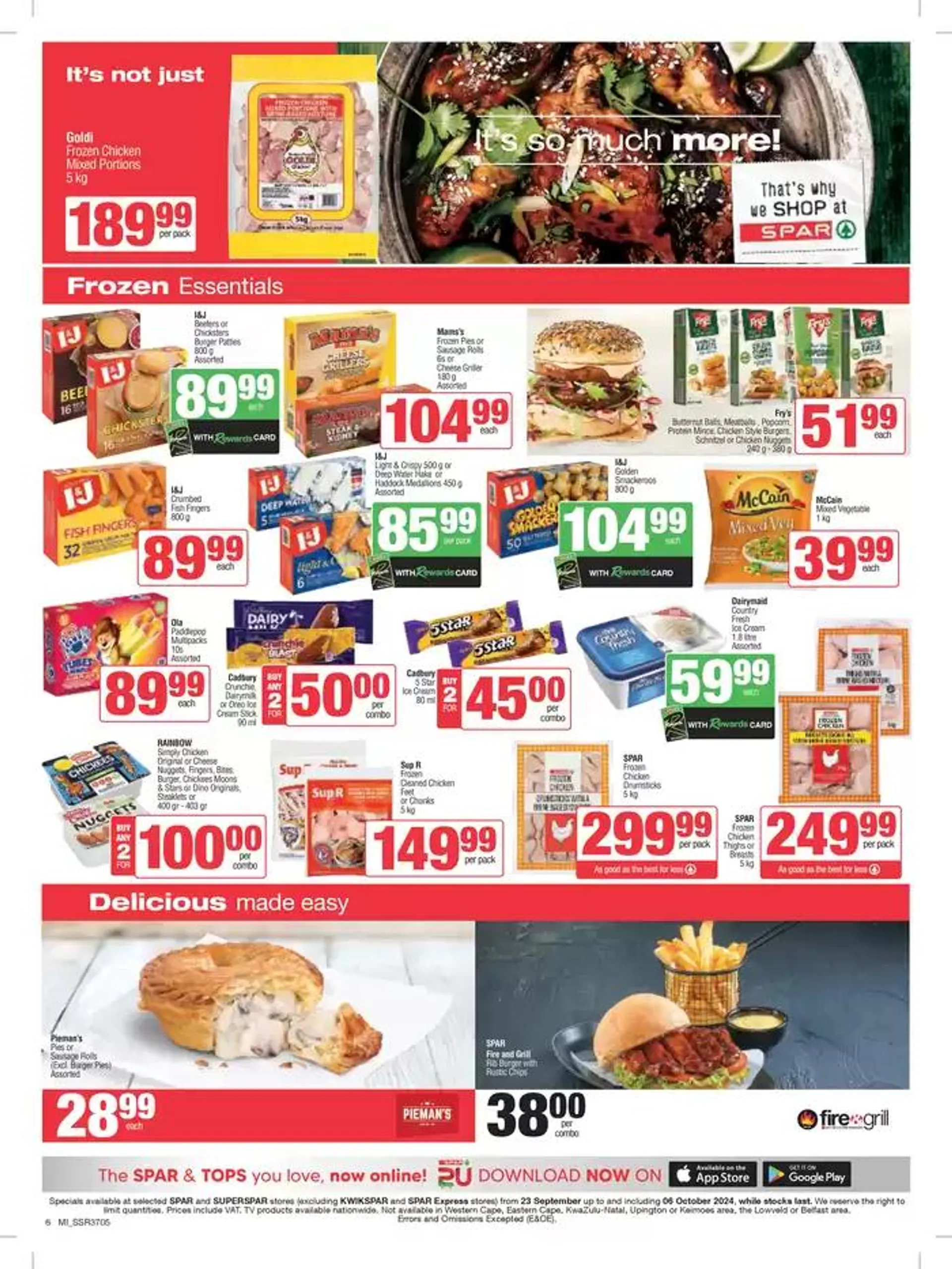 Specials Spar from 23 September to 6 October 2024 - Catalogue Page 6