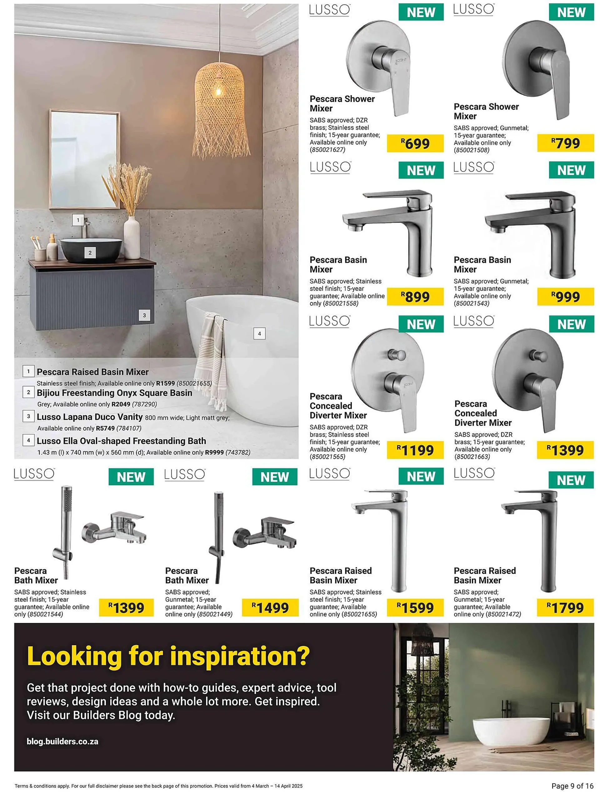 Builders Warehouse catalogue from 4 March to 14 April 2025 - Catalogue Page 3