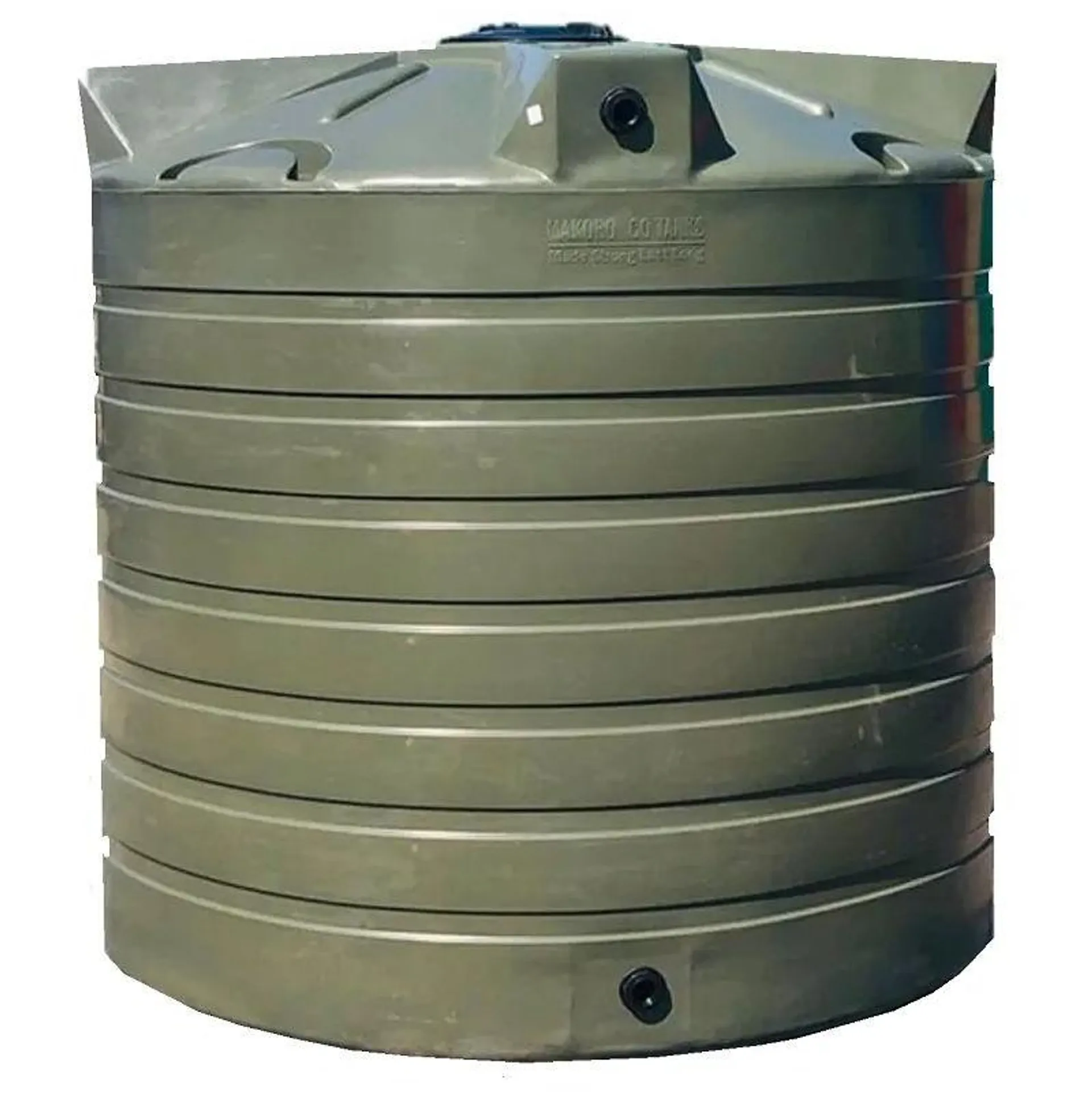 5000L Vertical Olive Water Tank 5325L Max Capacity Makoro