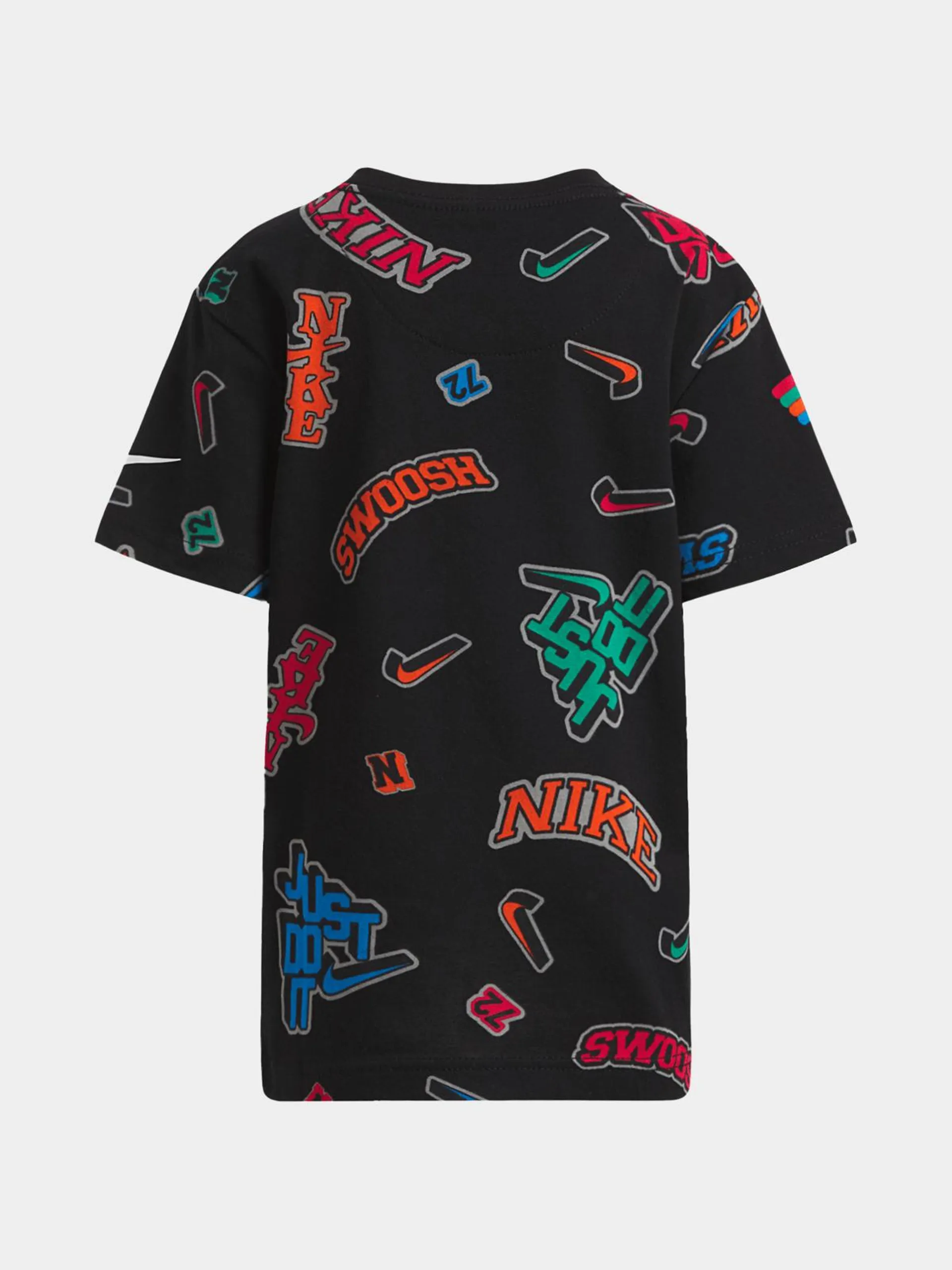 Nike Kids Boys Varzity All Over Print Black T-Shirt