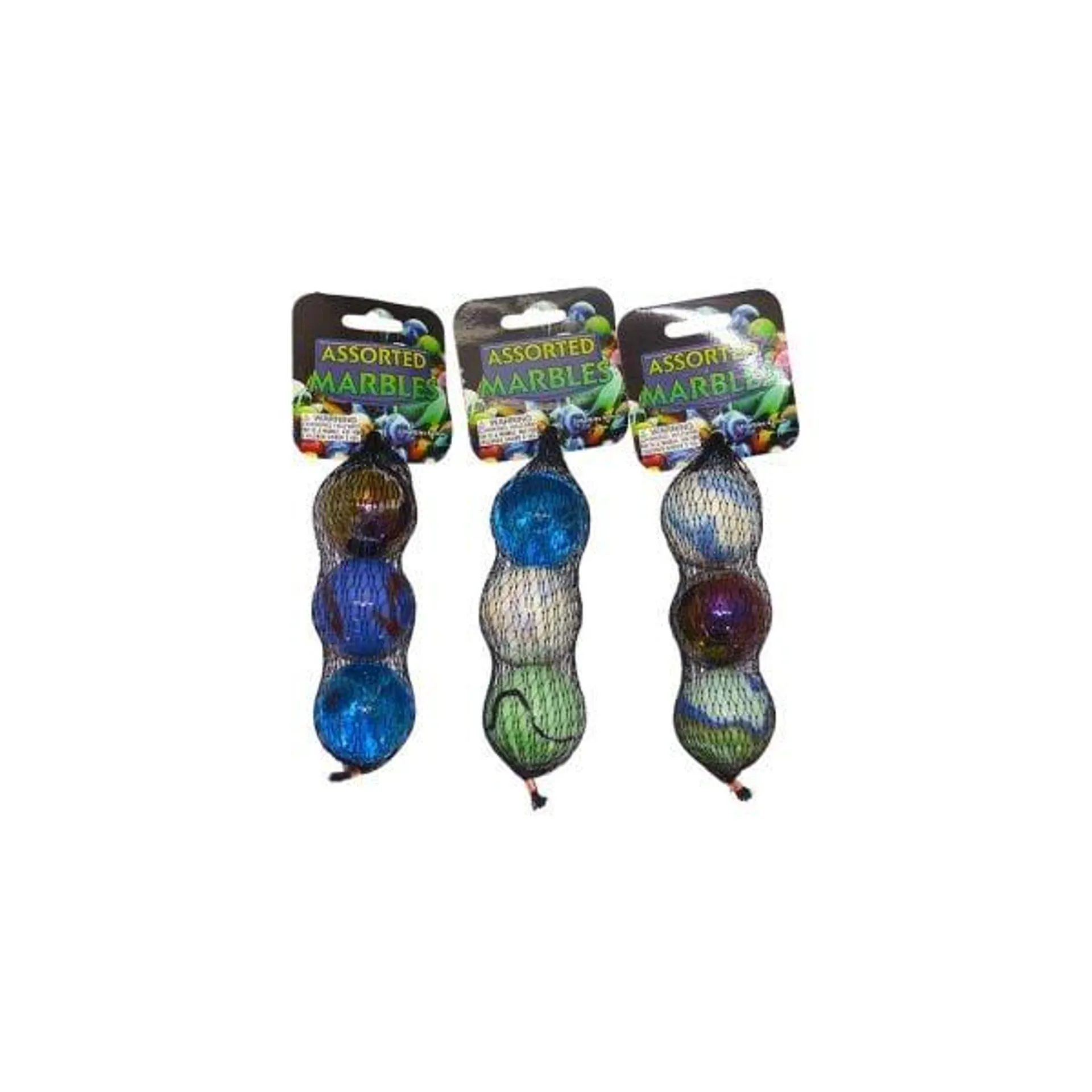 Marbles Assorted 3 X 42Mm