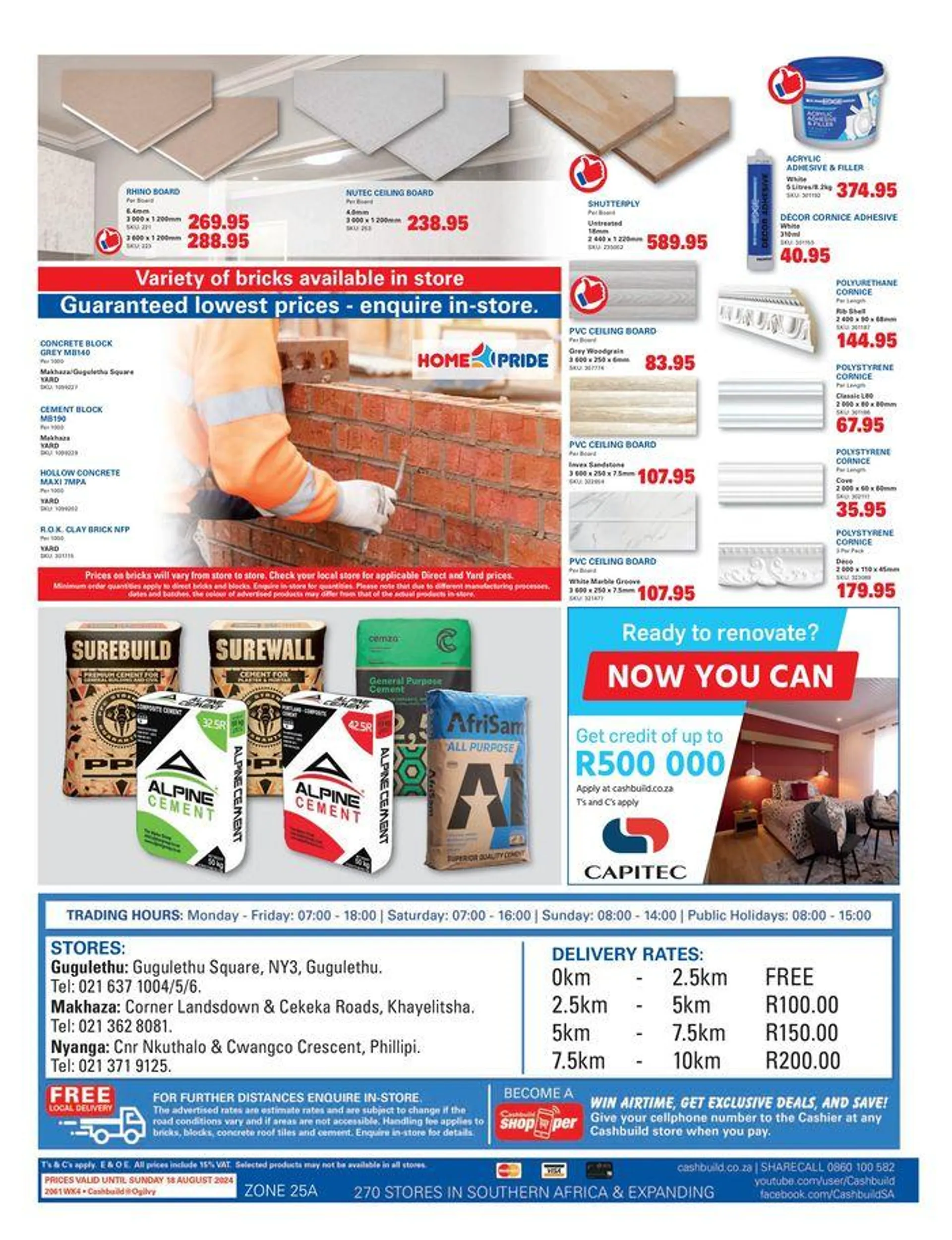 Cashbuild weekly specials from 17 July to 18 August 2024 - Catalogue Page 4