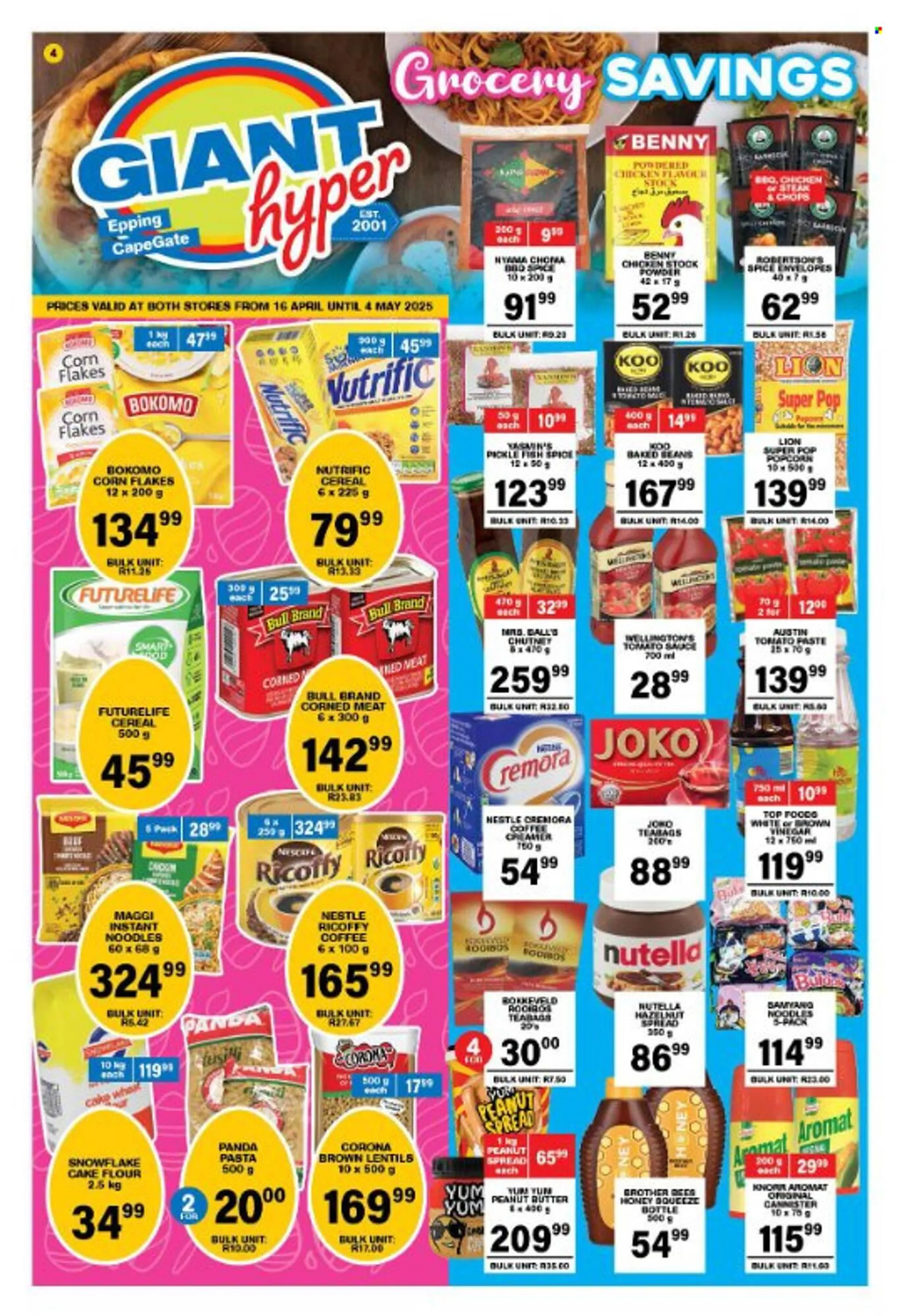 Giant Hyper catalogue from 16 April to 4 May 2025 - Catalogue Page 1