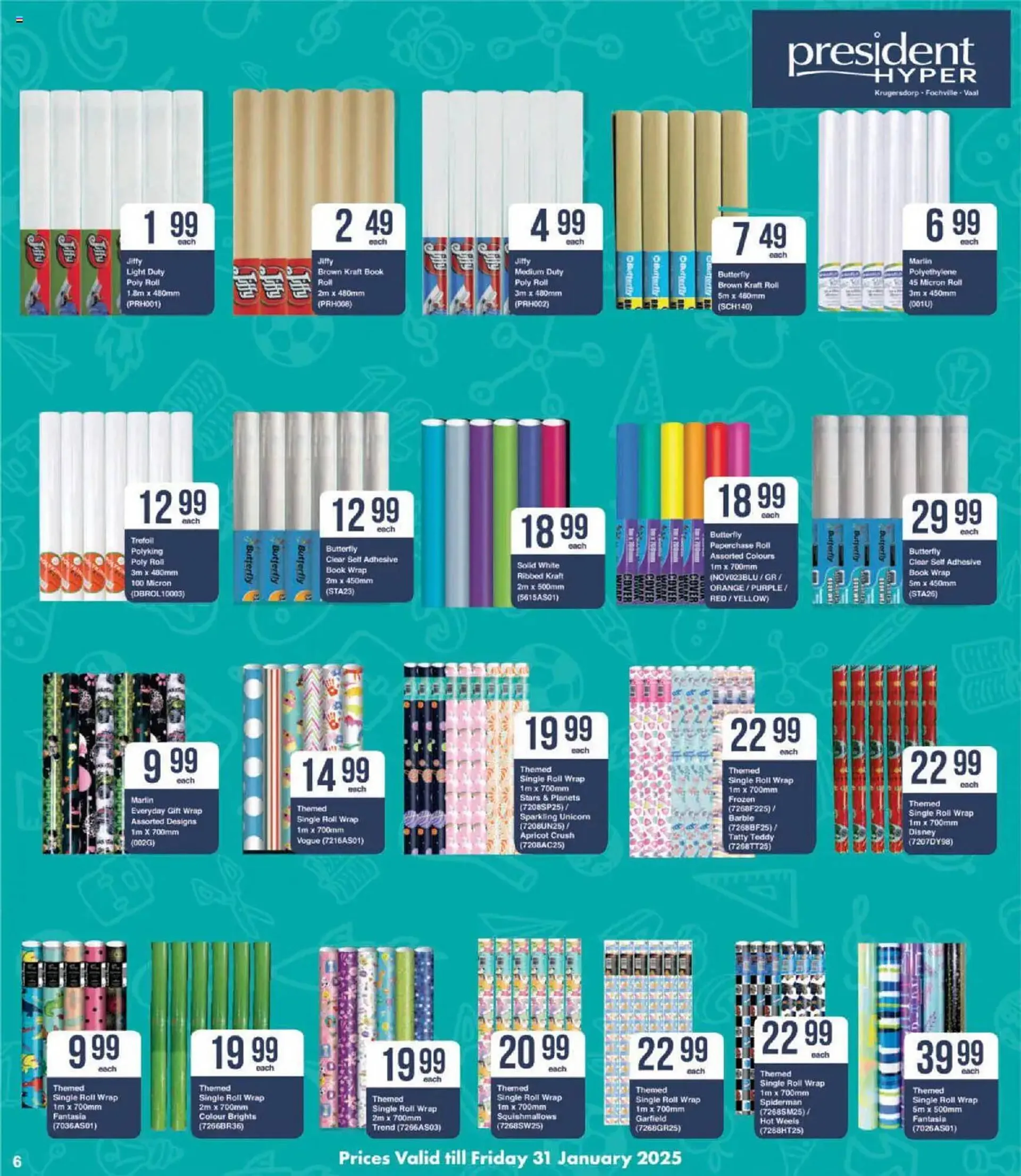 President Hyper catalogue from 23 December to 31 January 2025 - Catalogue Page 1