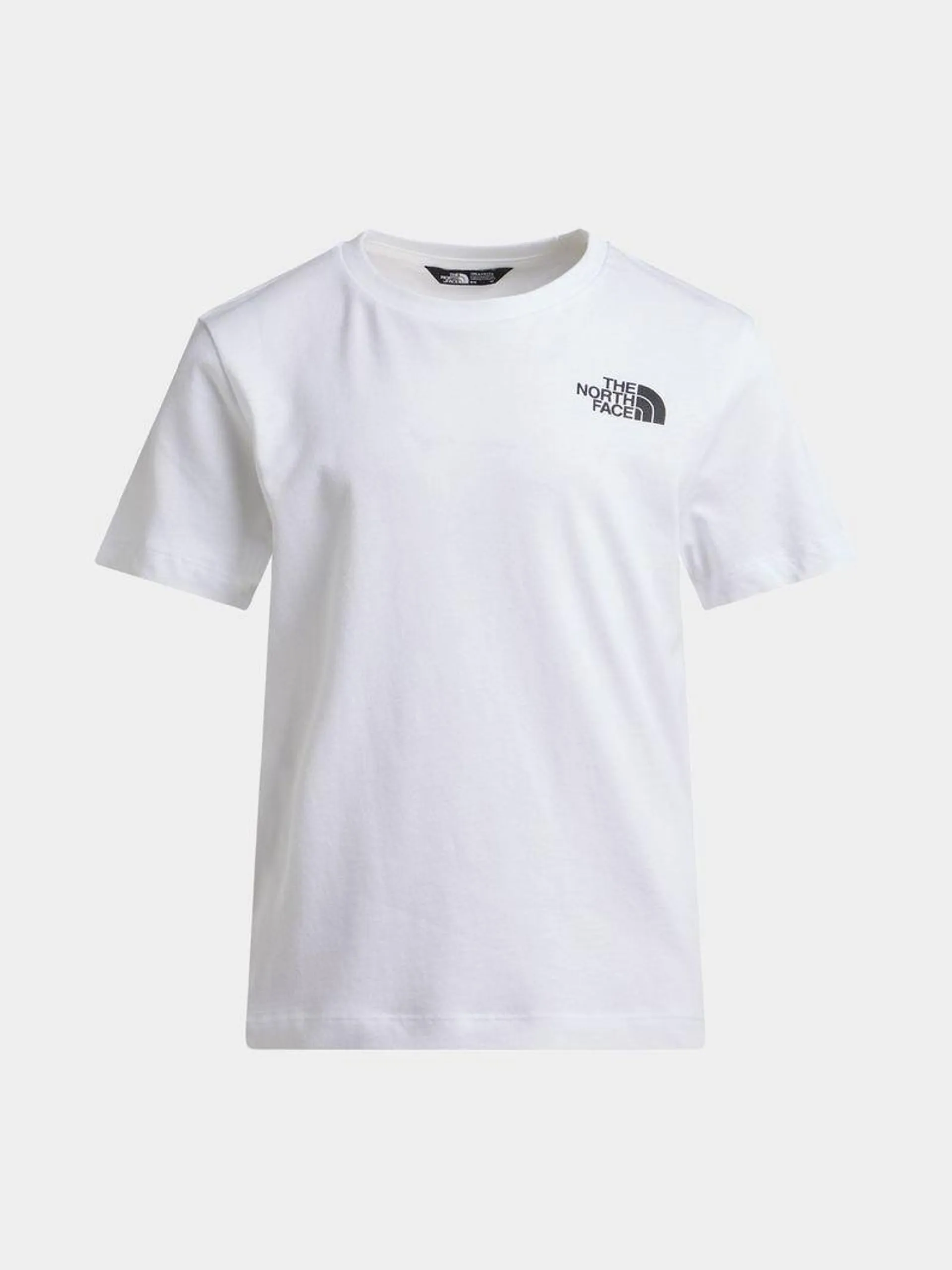 The North Face Unisex Youth Vertical Graphic White T-Shirt