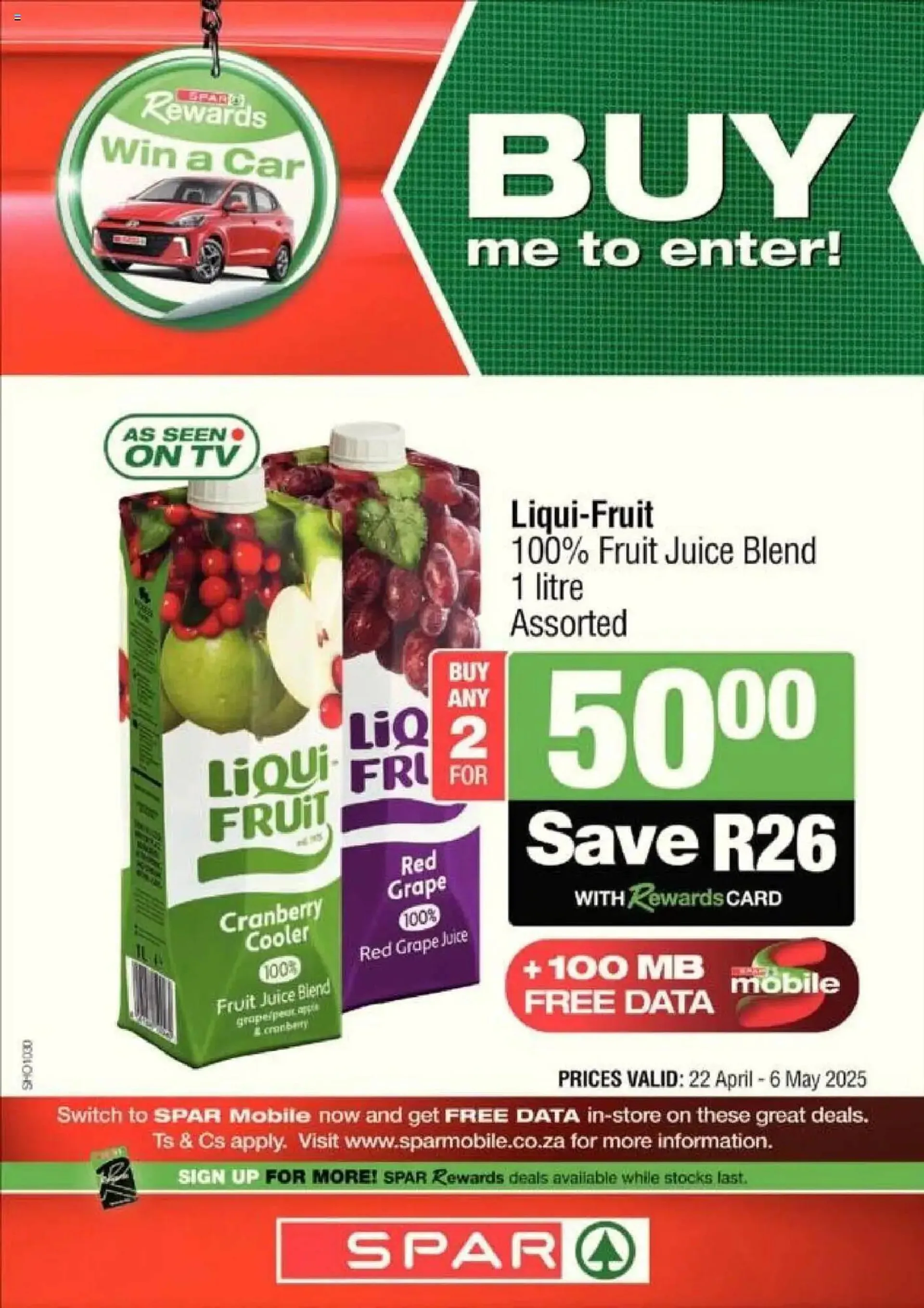 KwikSpar catalogue from 22 April to 6 May 2025 - Catalogue Page 1