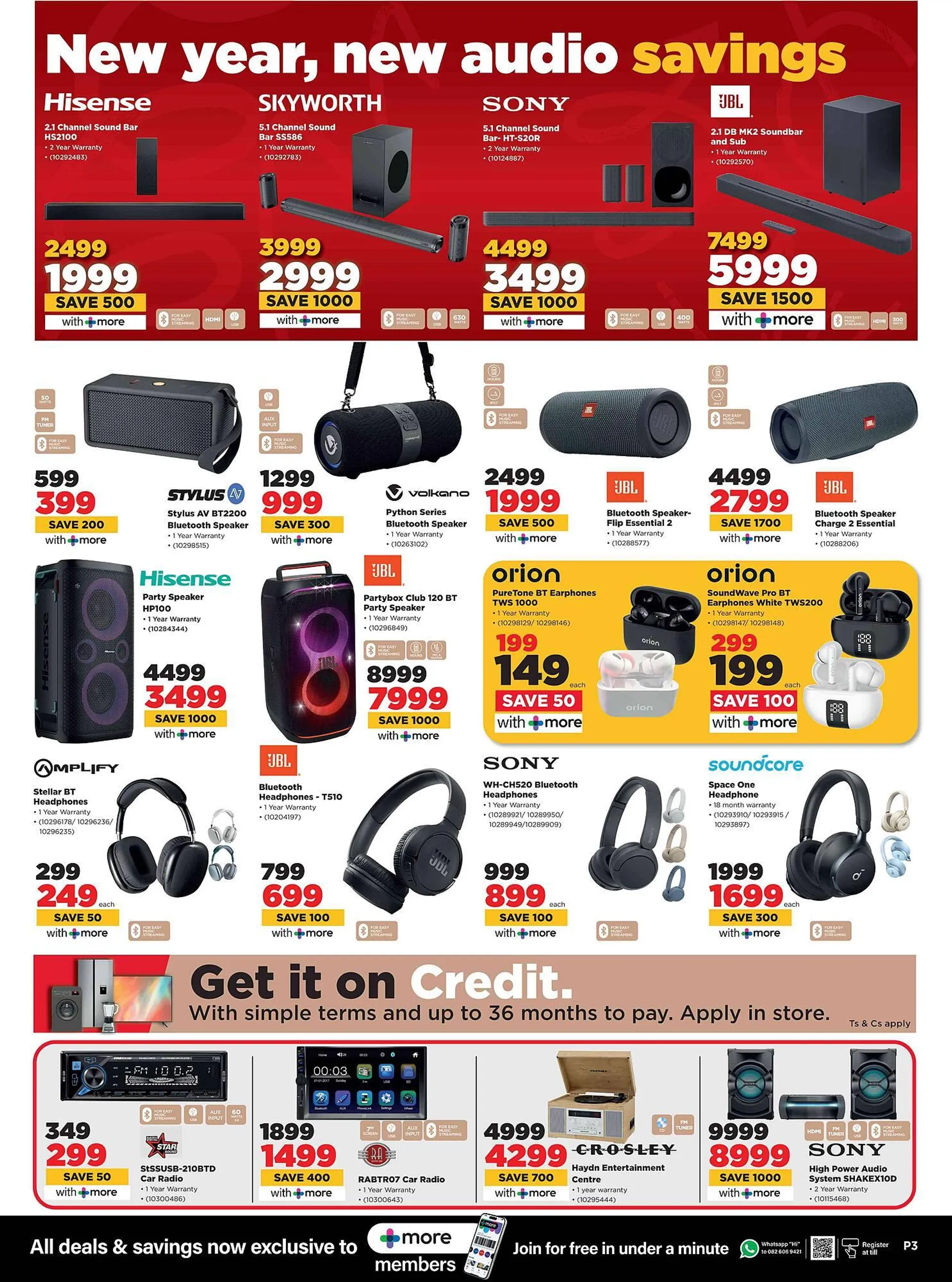 HiFi Corp catalogue from 27 December to 19 January 2025 - Catalogue Page 3