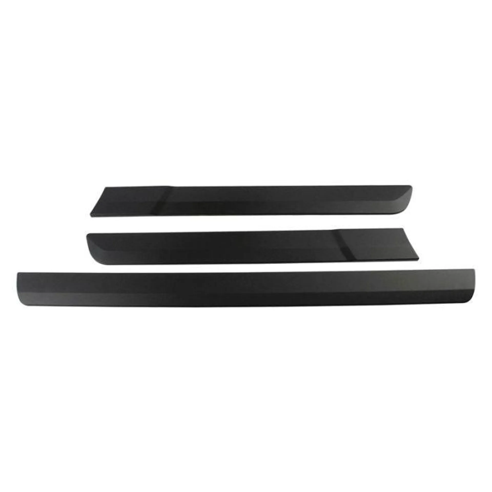 TRUNK DOOR ENTRY GUARD SET BLACK