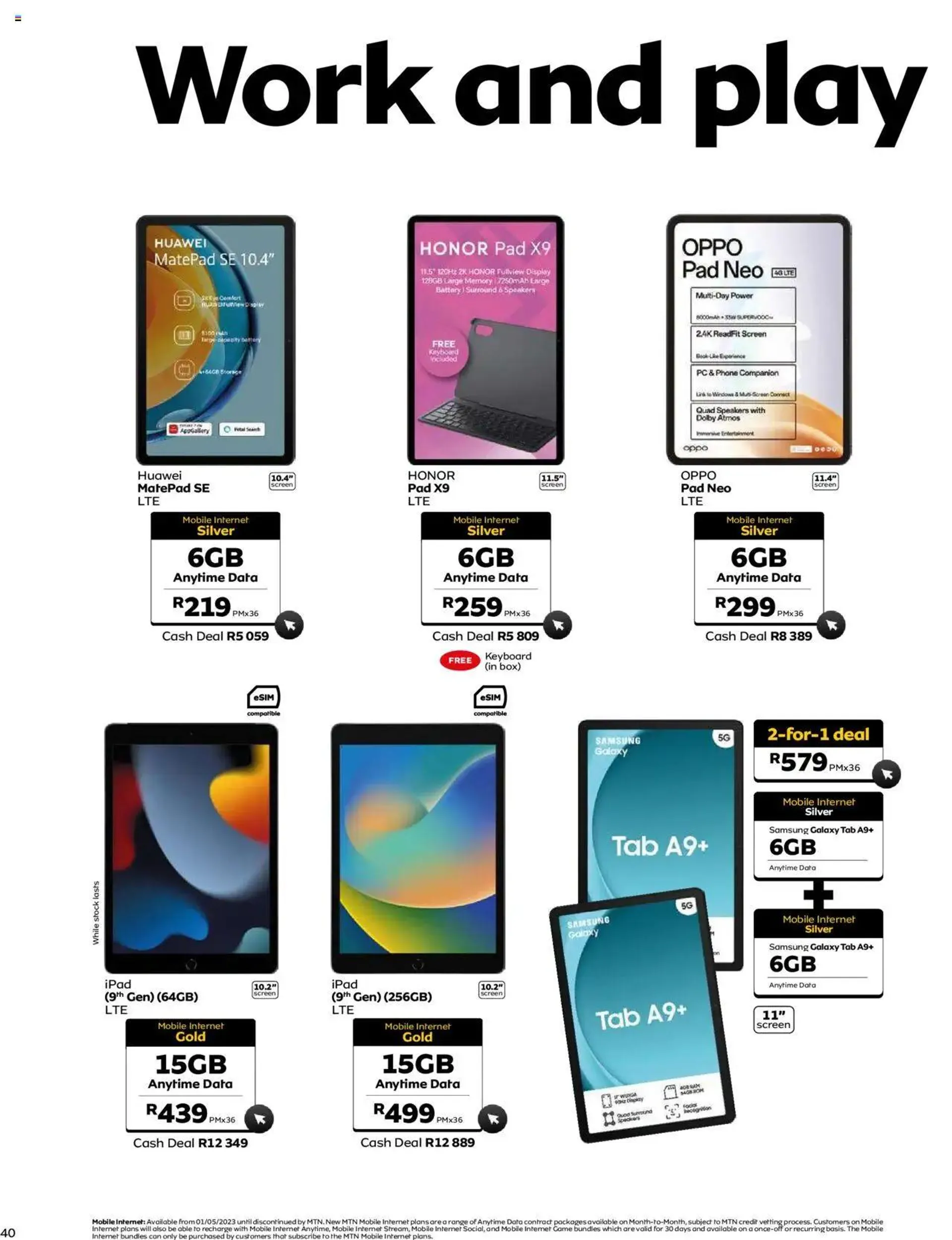 MTN Deals from 1 August to 6 September 2024 - Catalogue Page 42