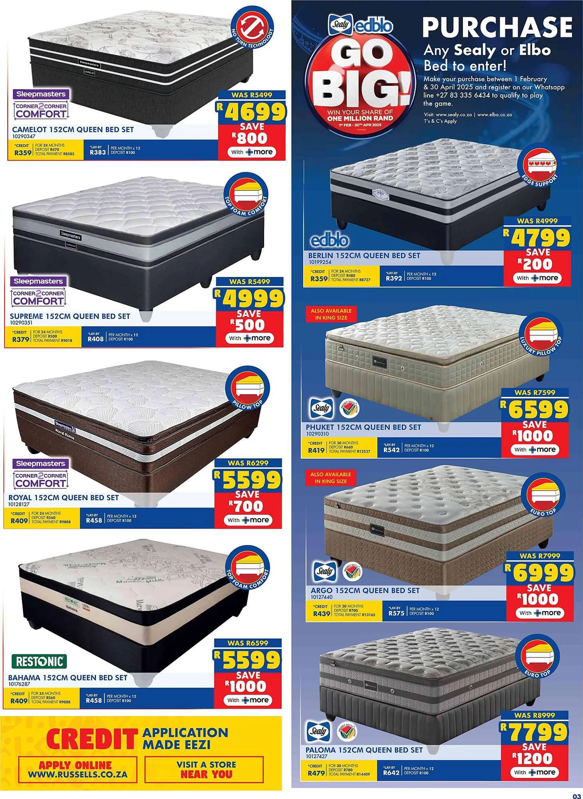 Russells catalogue from 17 February to 16 March 2025 - Catalogue Page 1