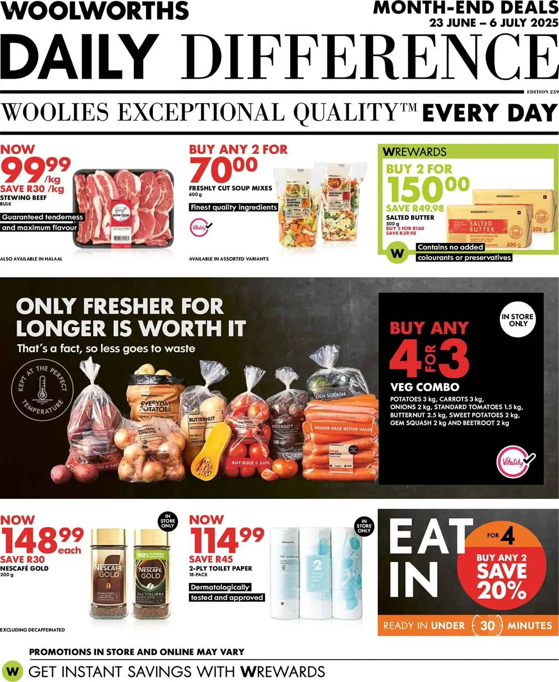 Woolworths catalogue from 23 June to 6 July 2025 - Catalogue Page 1