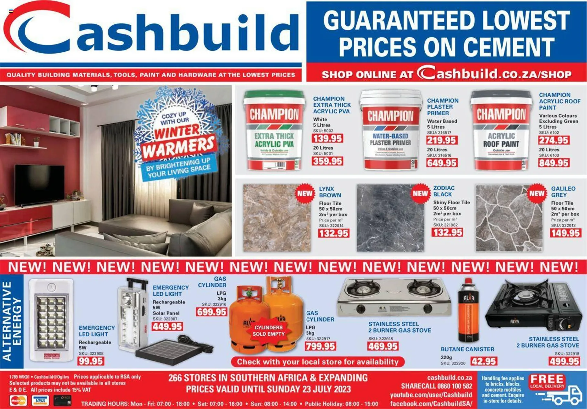 Cashbuild catalogue from 26 June to 23 July 2023 - Catalogue Page 1