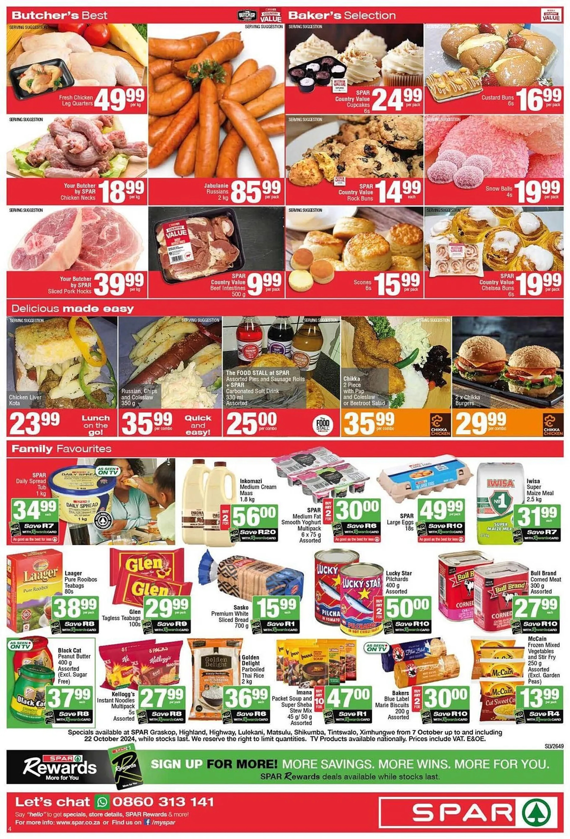 Spar catalogue from 7 October to 22 October 2024 - Catalogue Page 4