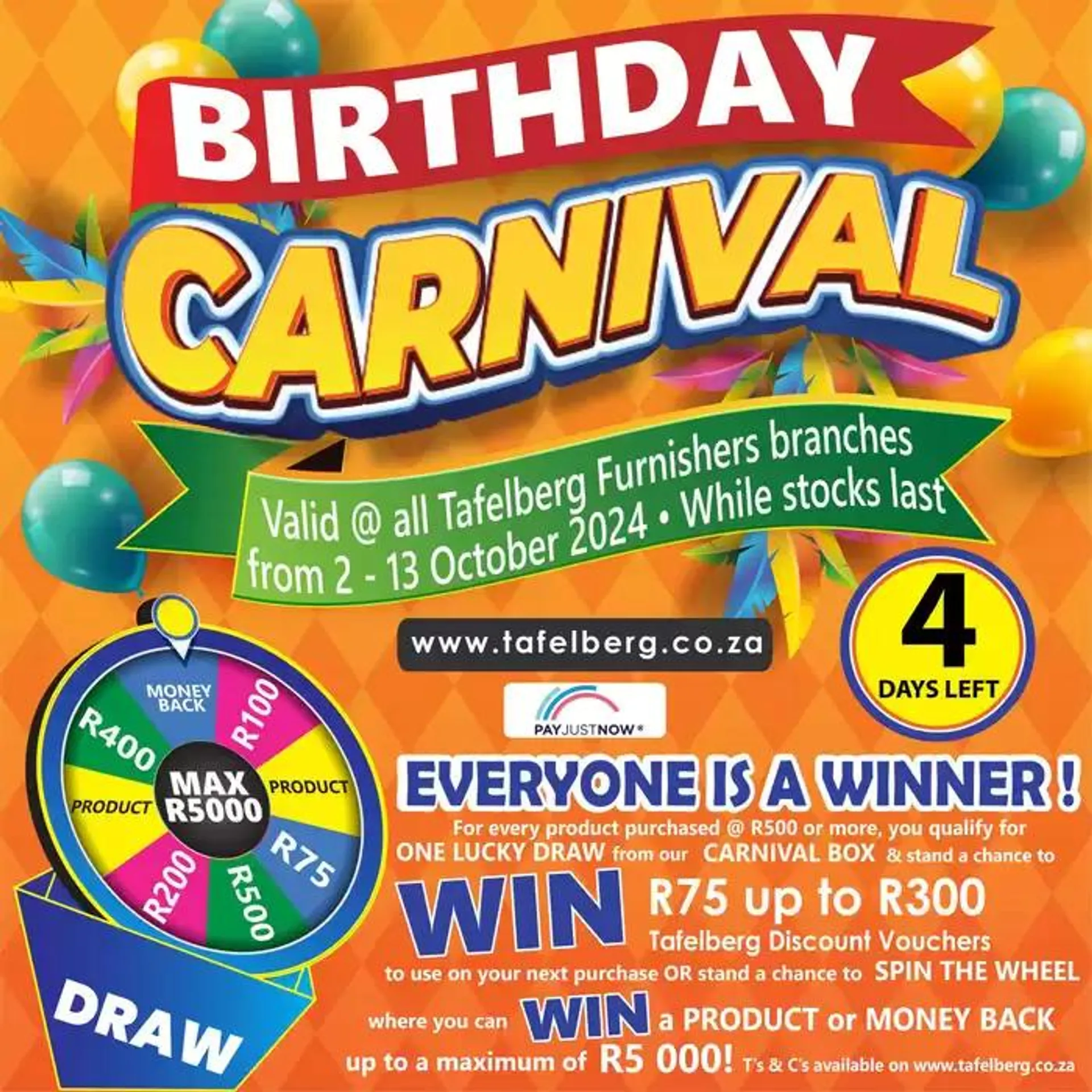 Birthday Carnival Sale!  - 1