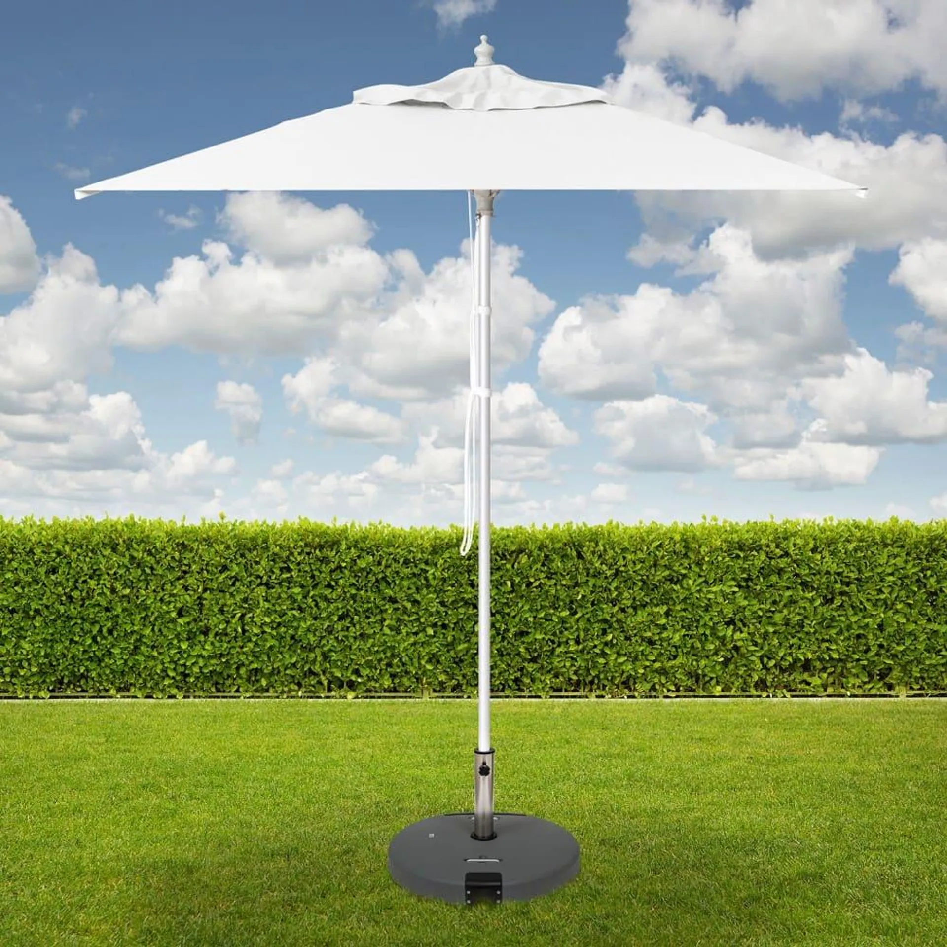 2mx2m Square Aluminium Centre Pole Umbrella