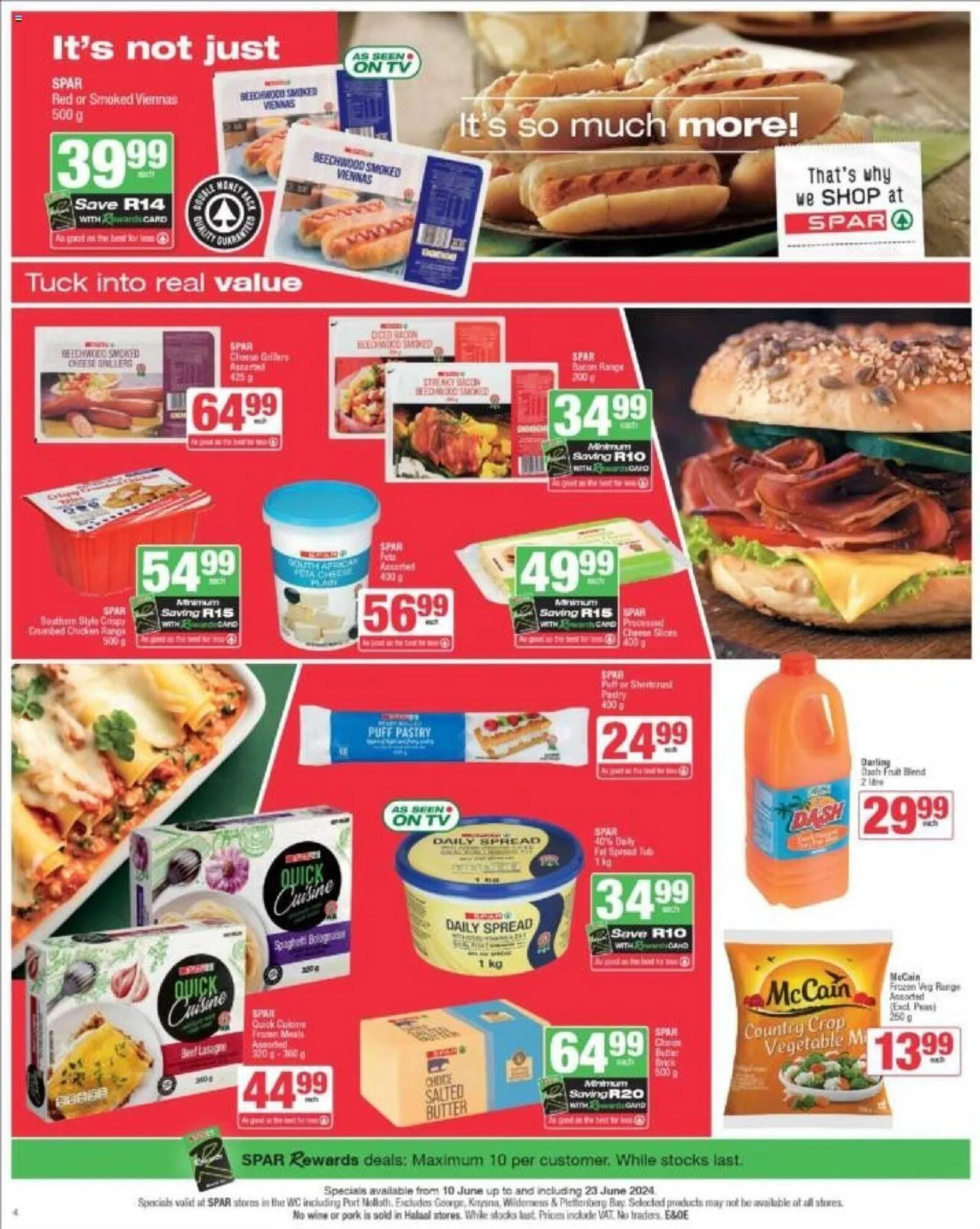 Spar catalogue from 10 June to 23 June 2024 - Catalogue Page 4