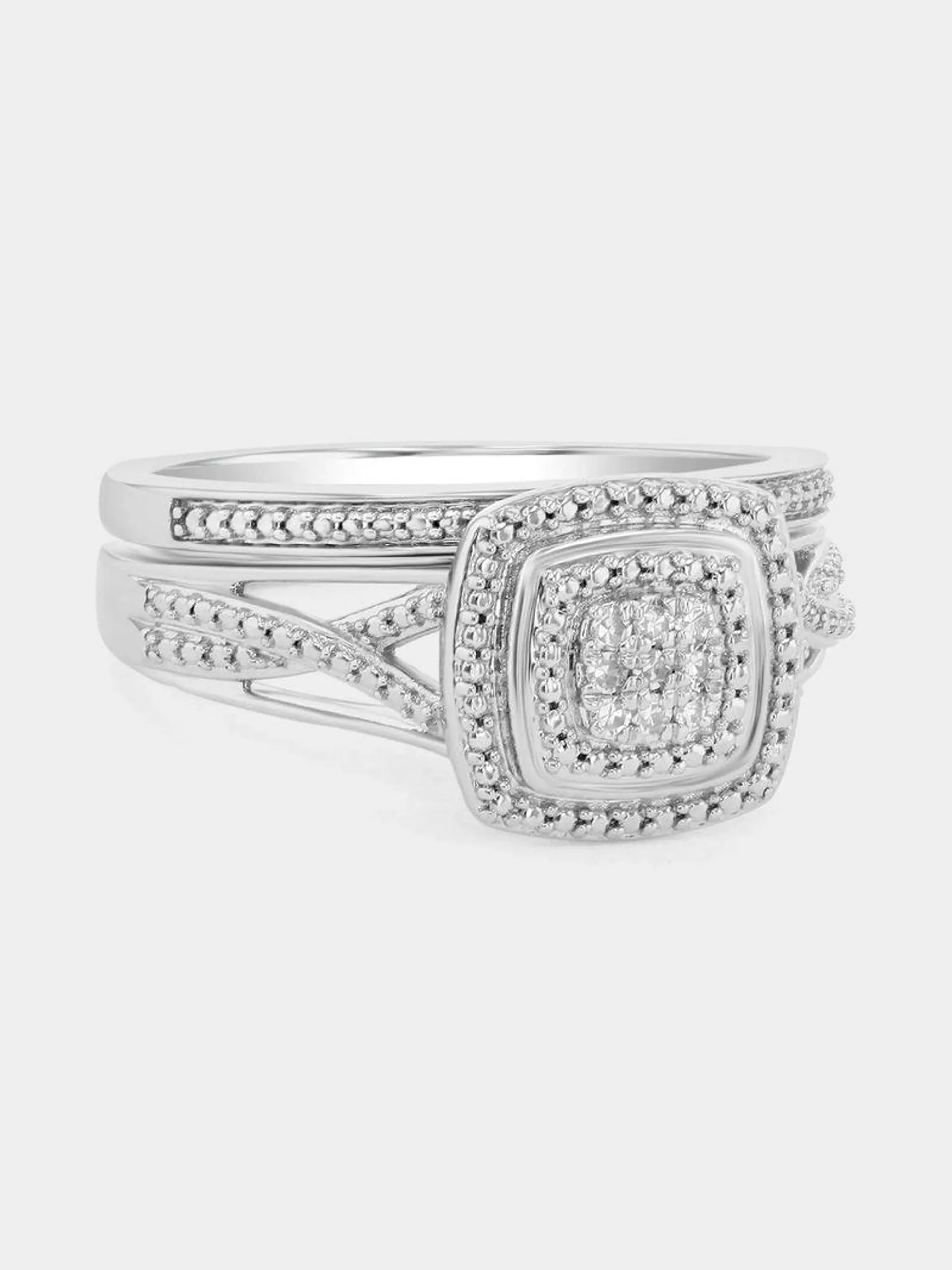 925 Women's Cushion Infinity Ring