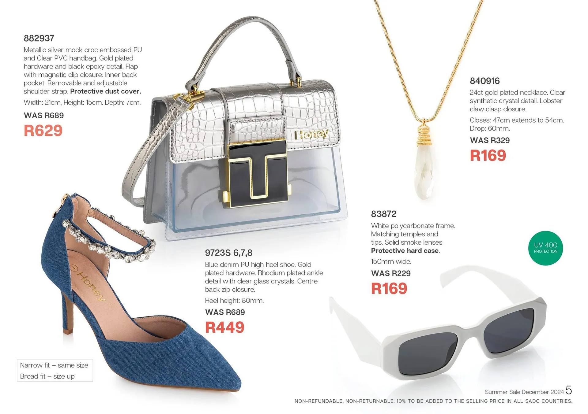 Honey Fashion Accessories catalogue from 18 December to 24 December 2024 - Catalogue Page 5