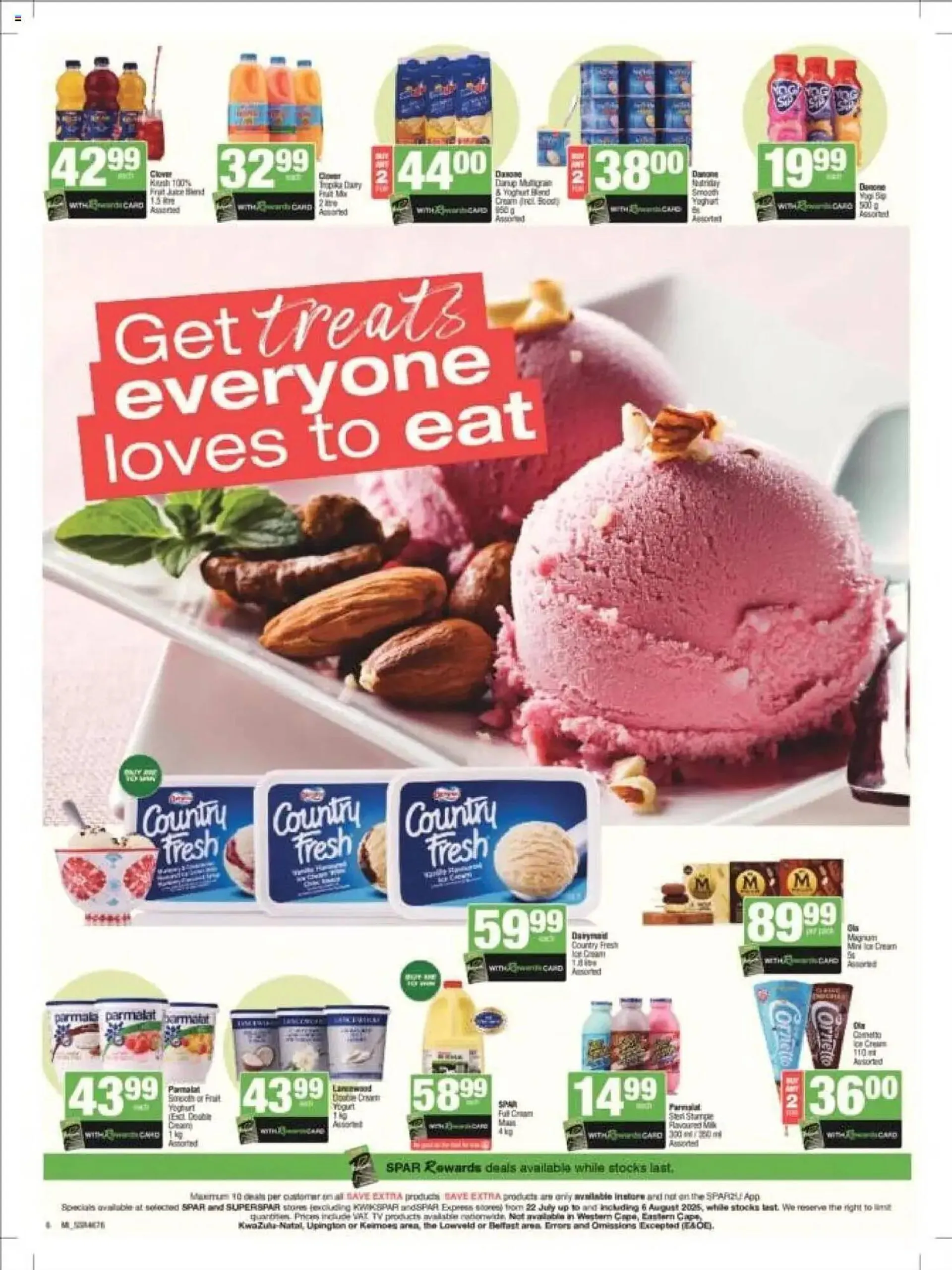 Spar catalogue from 22 July to 6 August 2025 - Catalogue Page 1