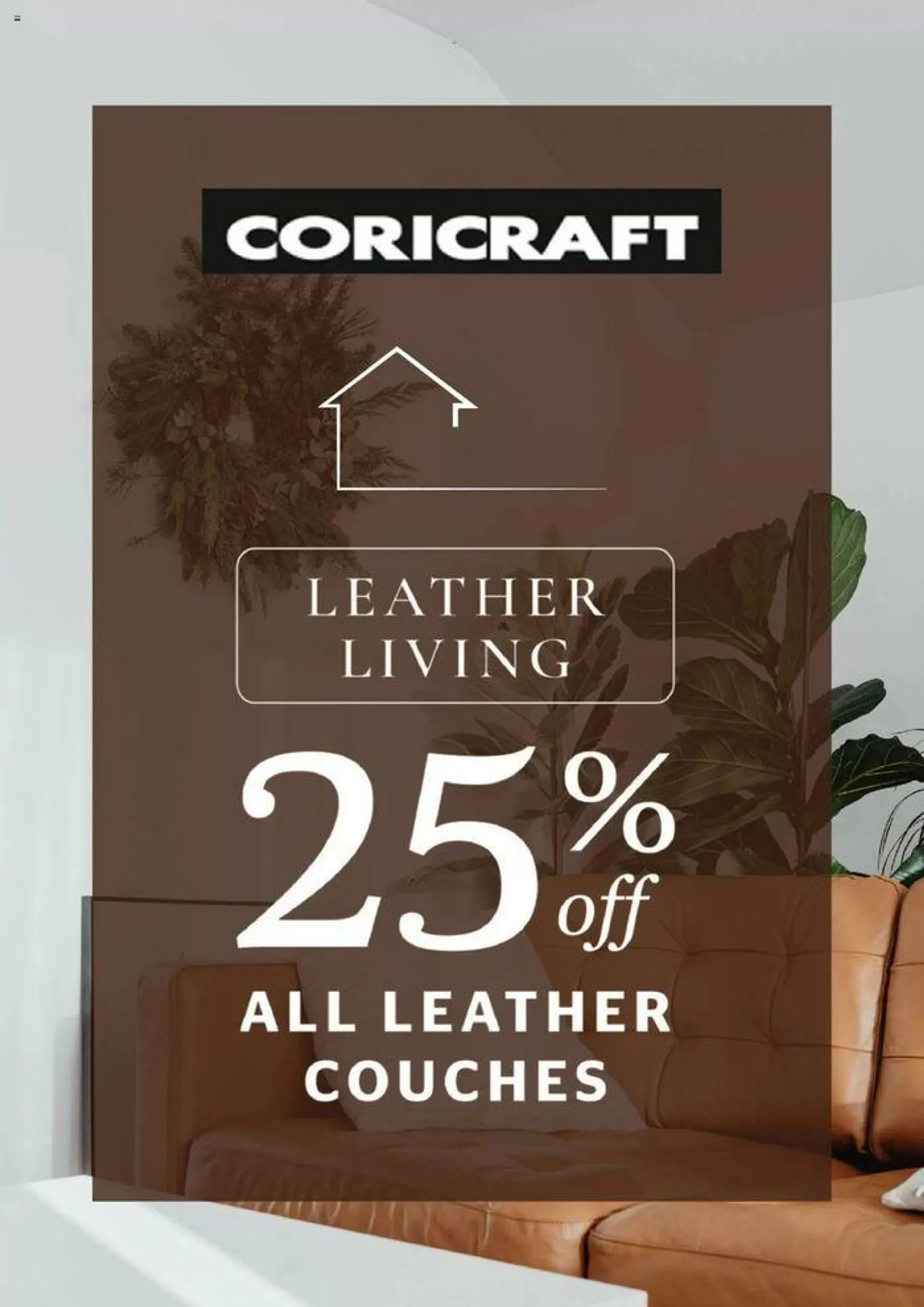 25% Off Leather Couches - 1