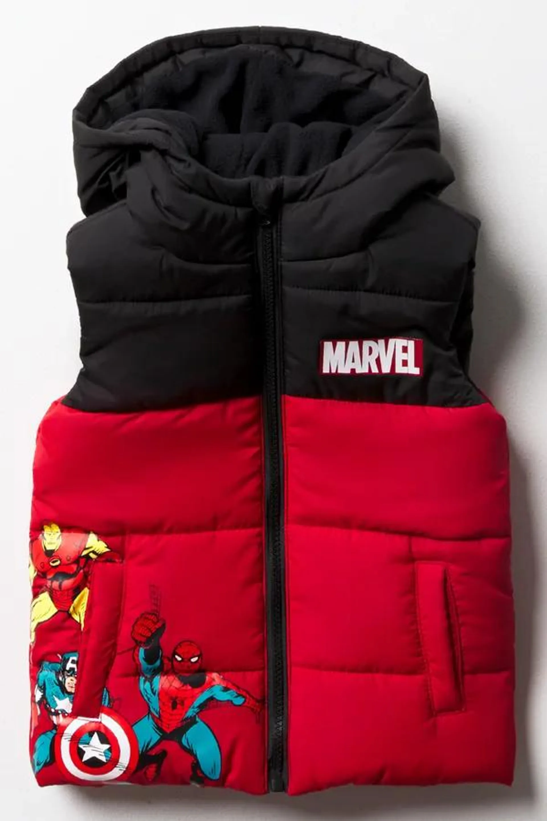 Avengers sleeveless jacket red