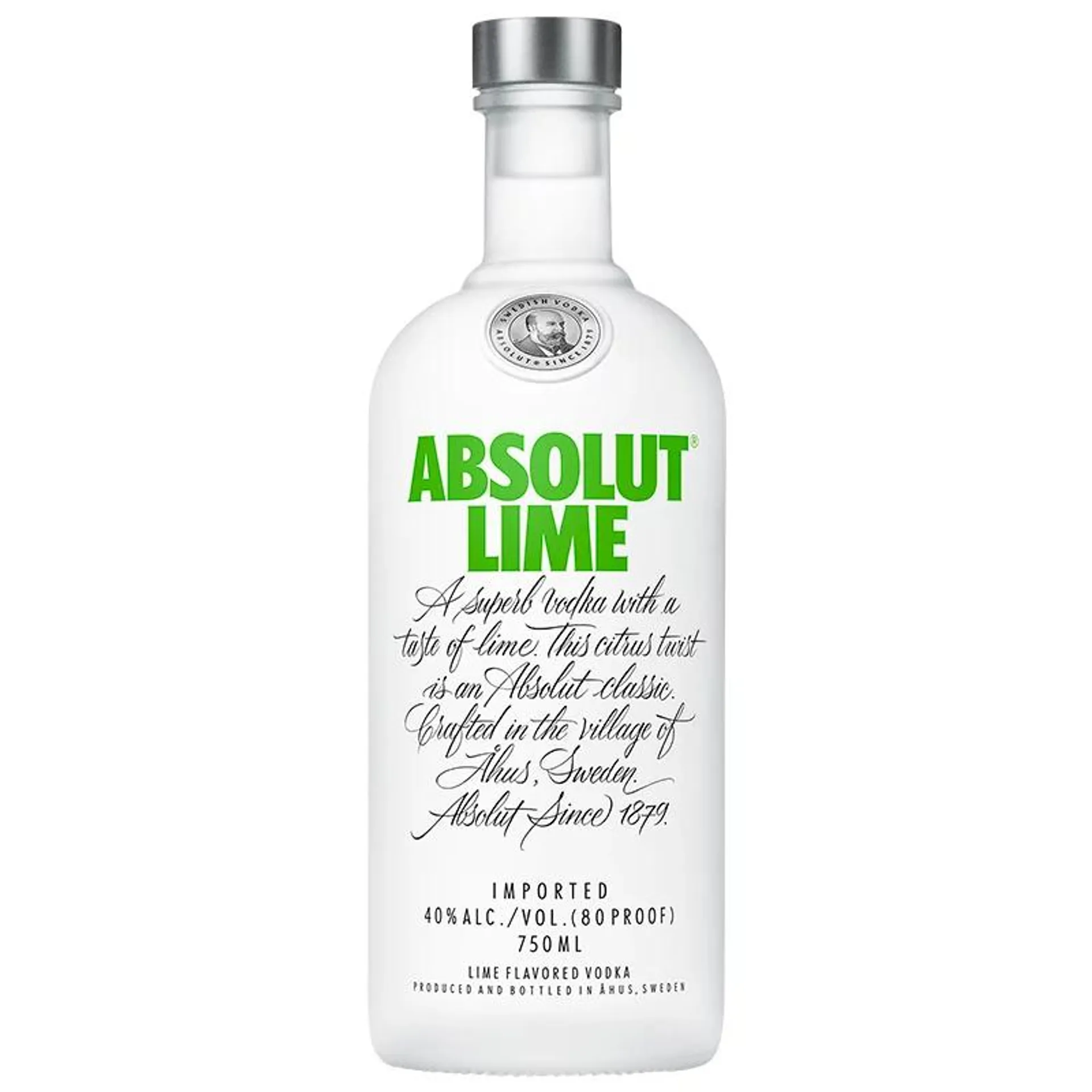 Absolut Lime Vodka (1x 750ML)