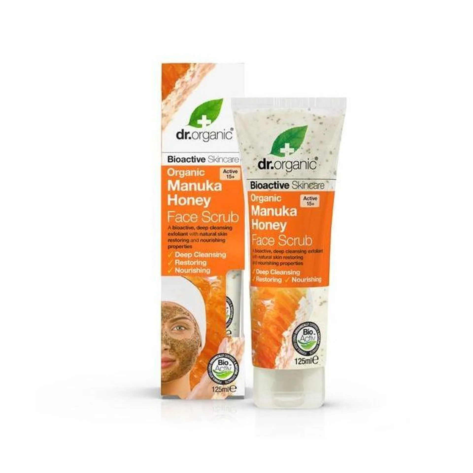 Dr Organic - Manuka Honey Face Scrub 125ml