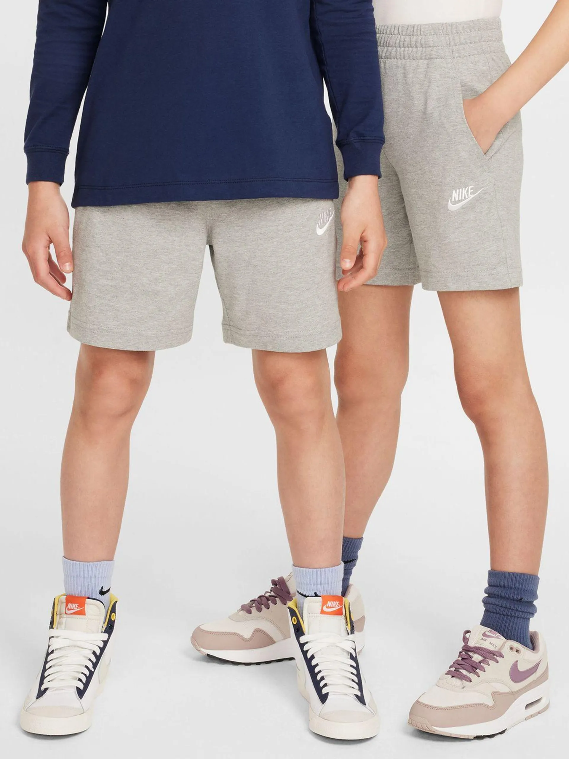 Nike Unisex Youth Grey Short