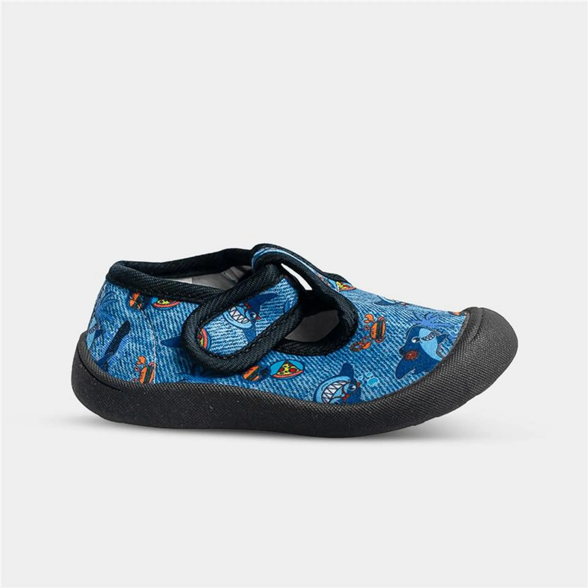 Boy's Character Group Blue Shark Aqua Sandals