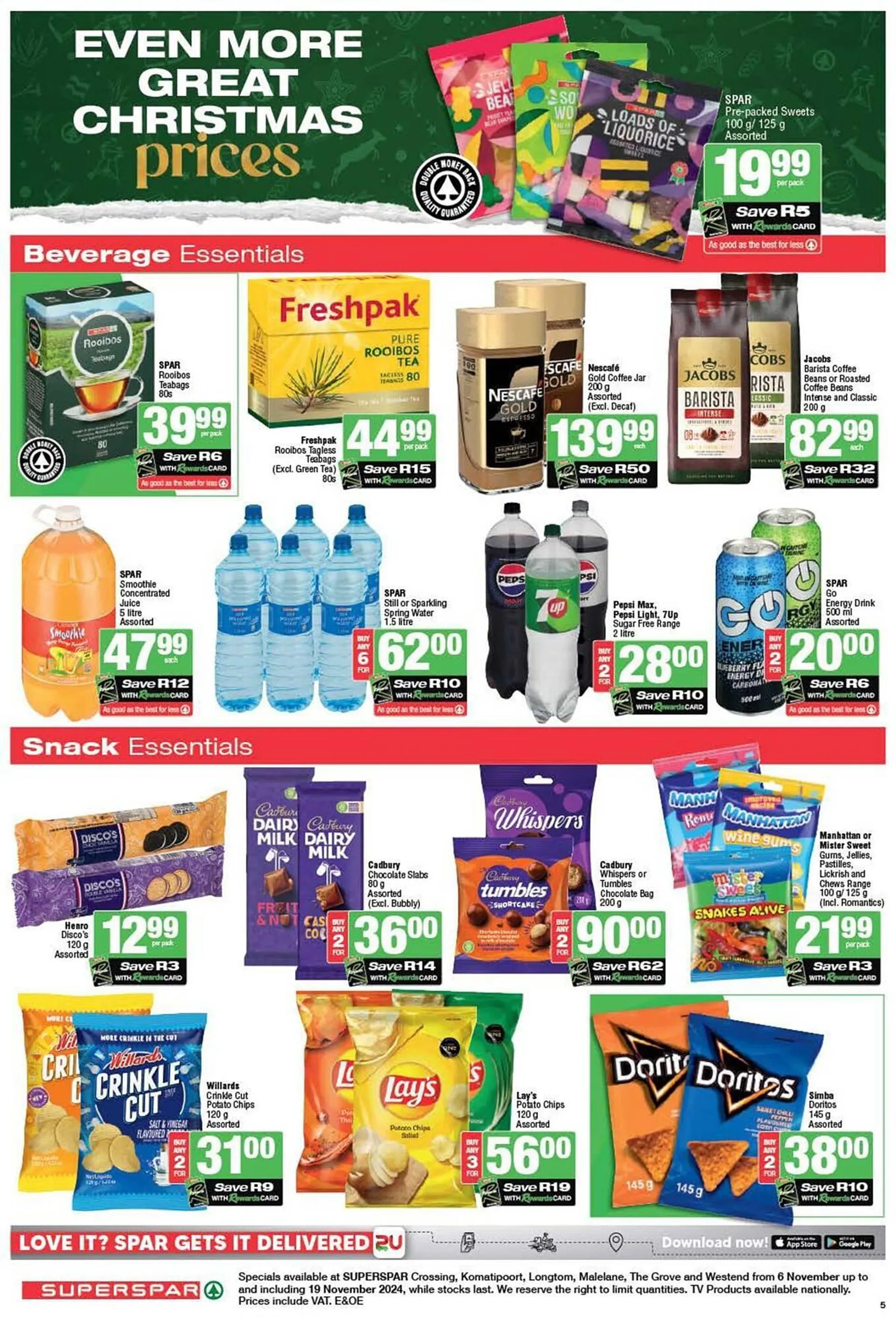 Spar catalogue from 6 November to 19 November 2024 - Catalogue Page 5