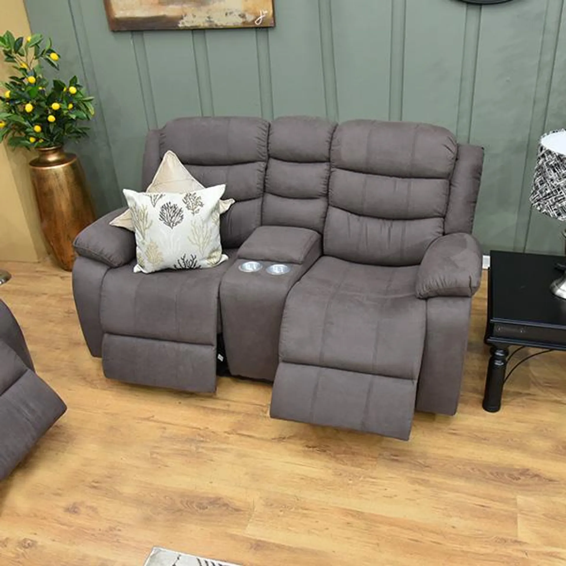 Shanghai 2 Seater Recliner & Console