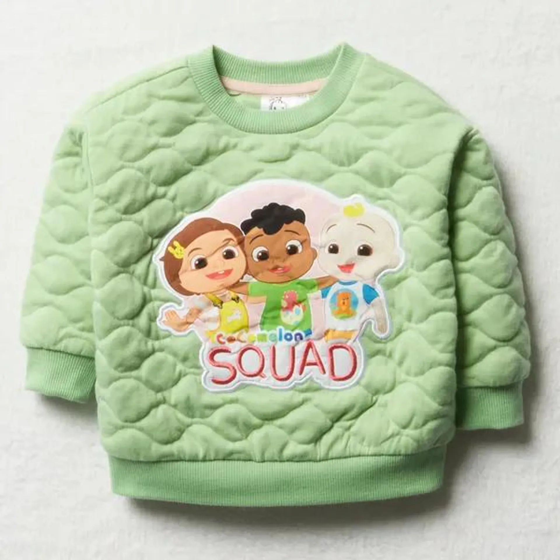 Cocomelon quilted tracktop green